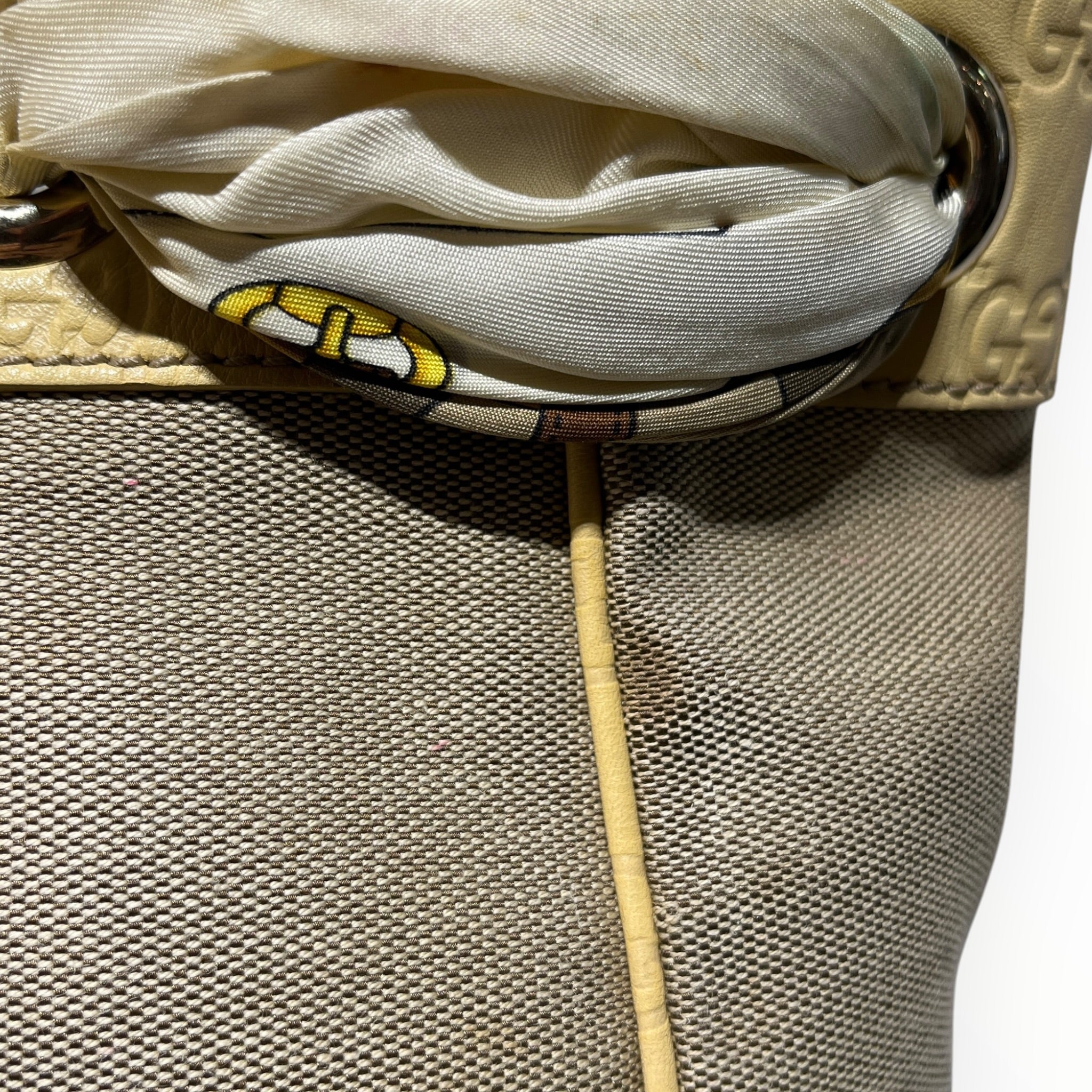 GUCCI/Hand Bag/Leather/BEG/Positano Tote Bag view 6