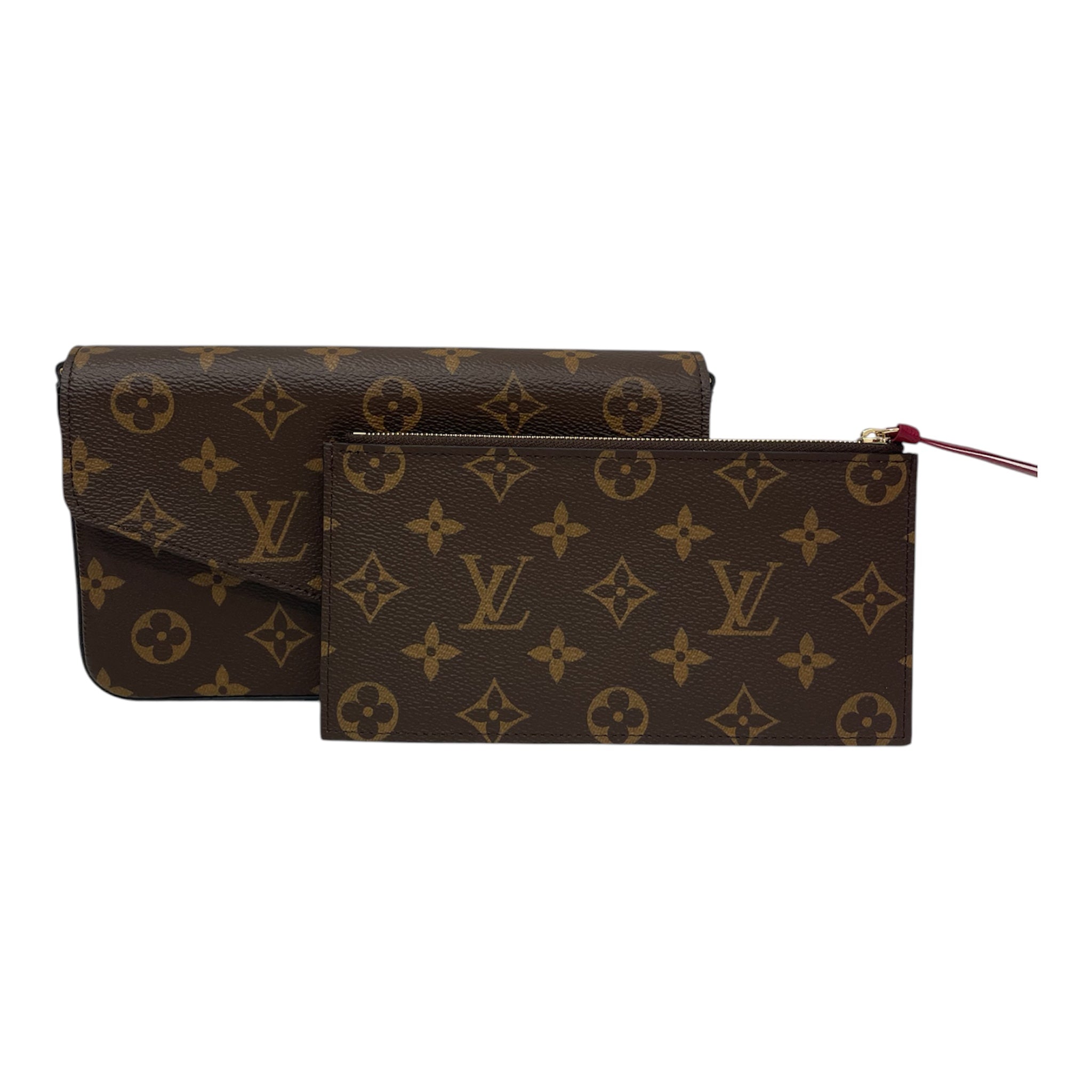 LOUIS VUITTON/Clutch Bag/Monogram/Leather/BRW/FELICIE CHAIN WALLET view 9
