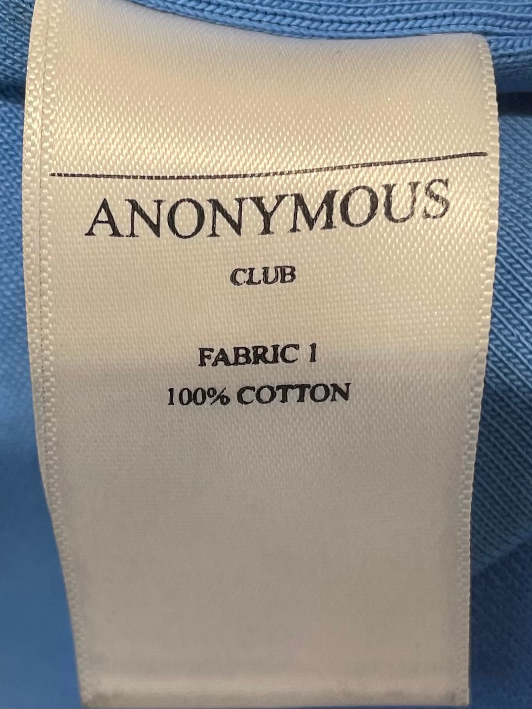 ANONYMOUS CLUB/Track Jkt/L/Cotton/BLU/CLUB COUTURE SHOULDER PADS view 4