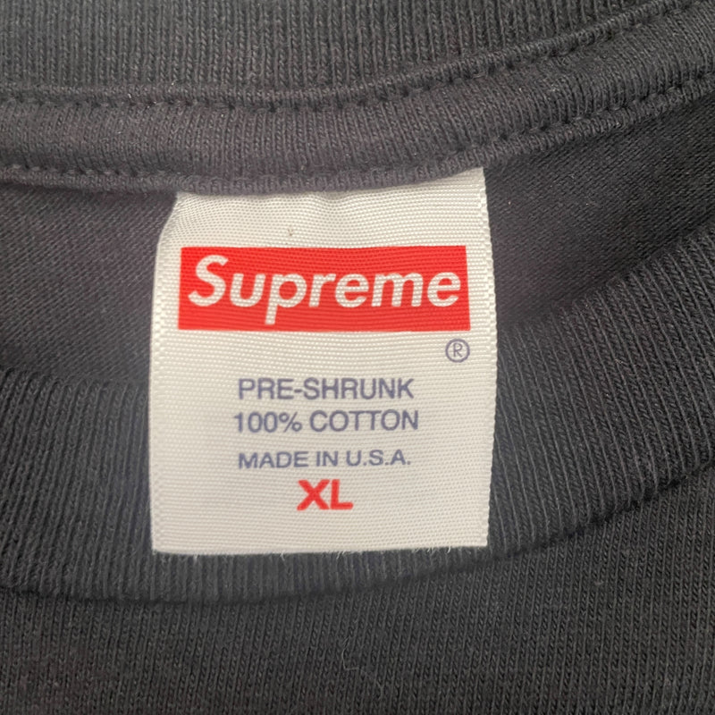 Supreme/T-Shirt/XL/Cotton/BLK/