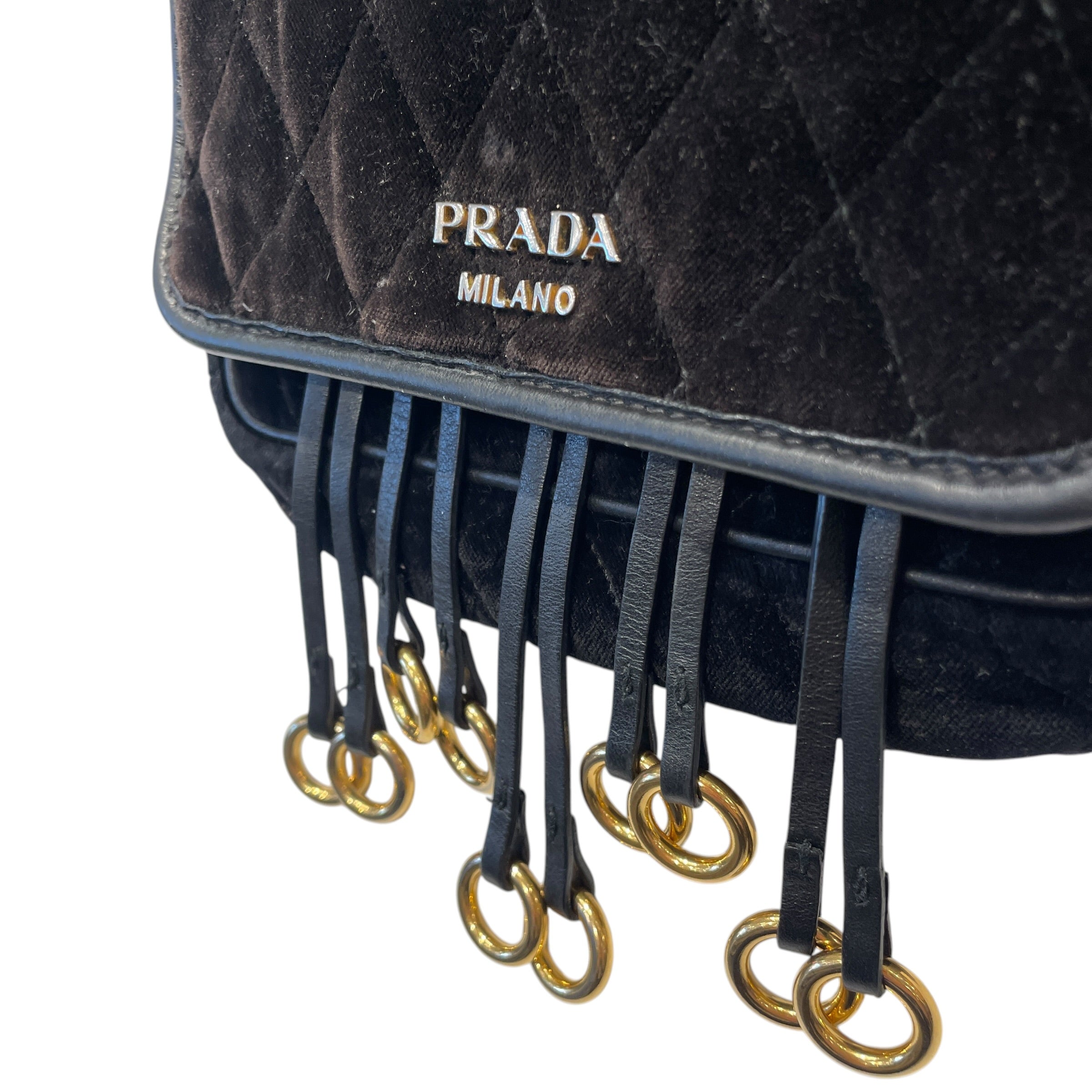 PRADA/Bag/BLK/VELLUTO IPUNTU QUILT VELVET view 4