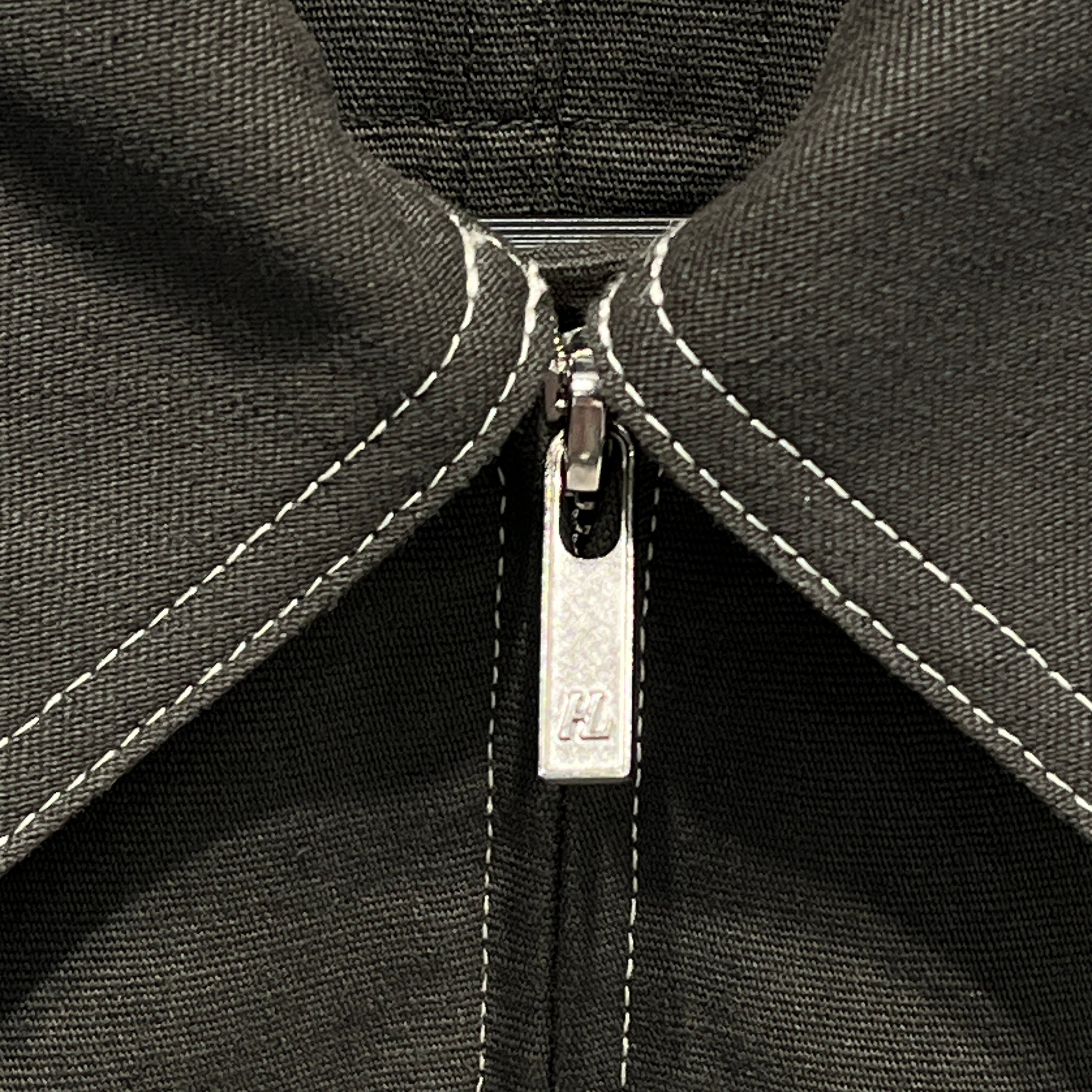 Helmut Lang/Blouson/S/Cotton/GRY/WHT STITCHING/COLLAR/ZIPPER view 10