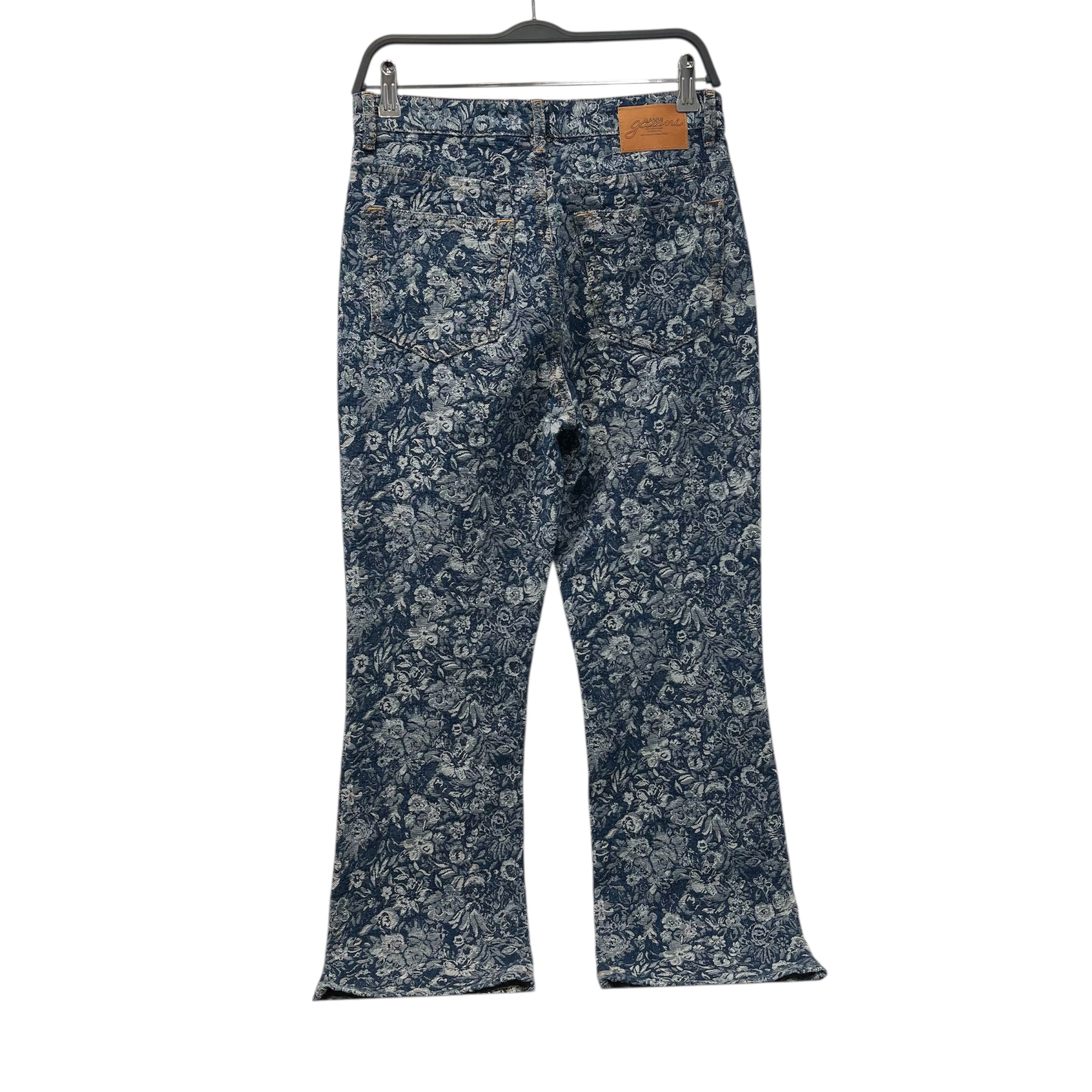 GANNI/Bootcut Pants/S/All Over Print/Cotton/IDG/ view 2