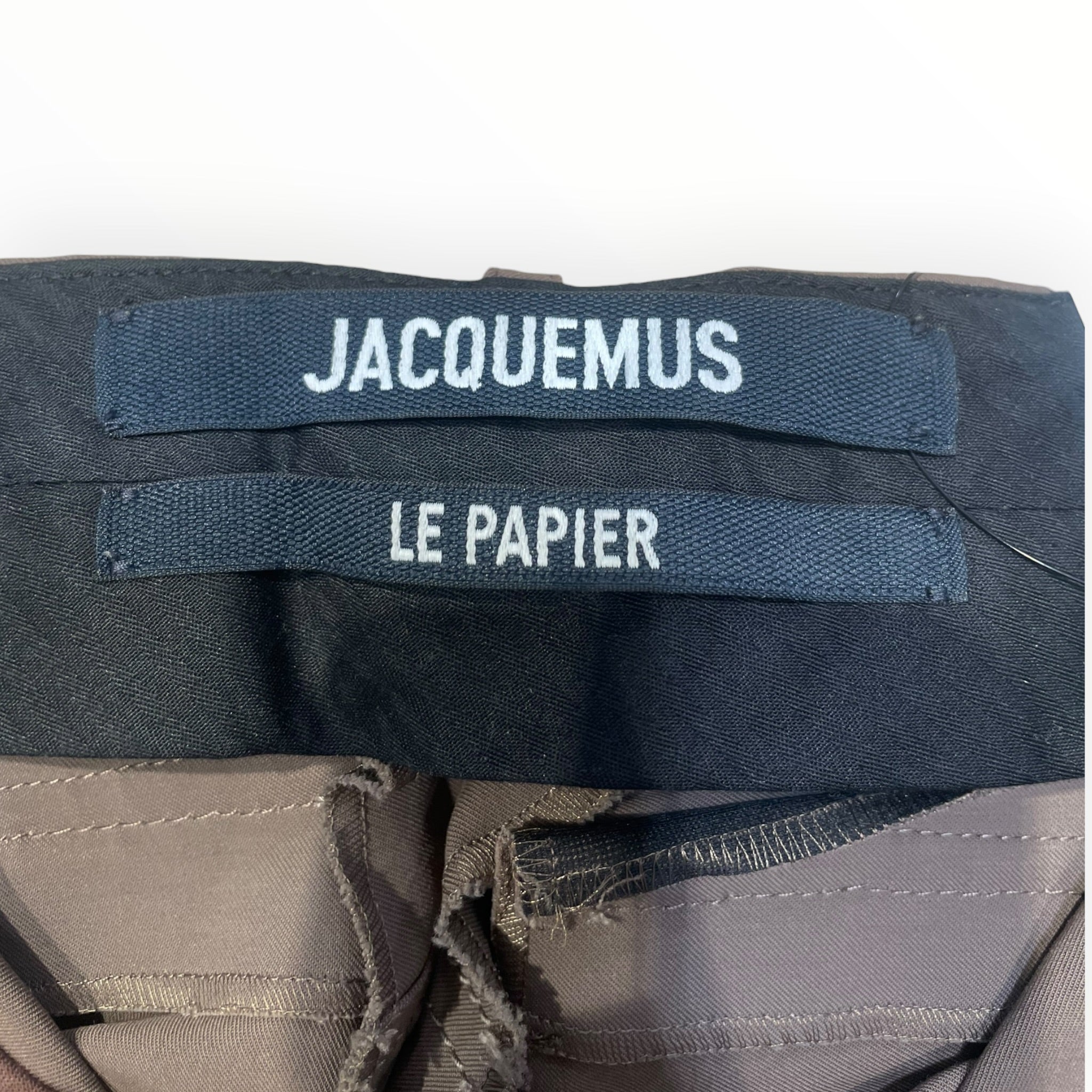 JACQUEMUS/Bottoms/34/Polyester/KHK/CARGO PANTS view 3