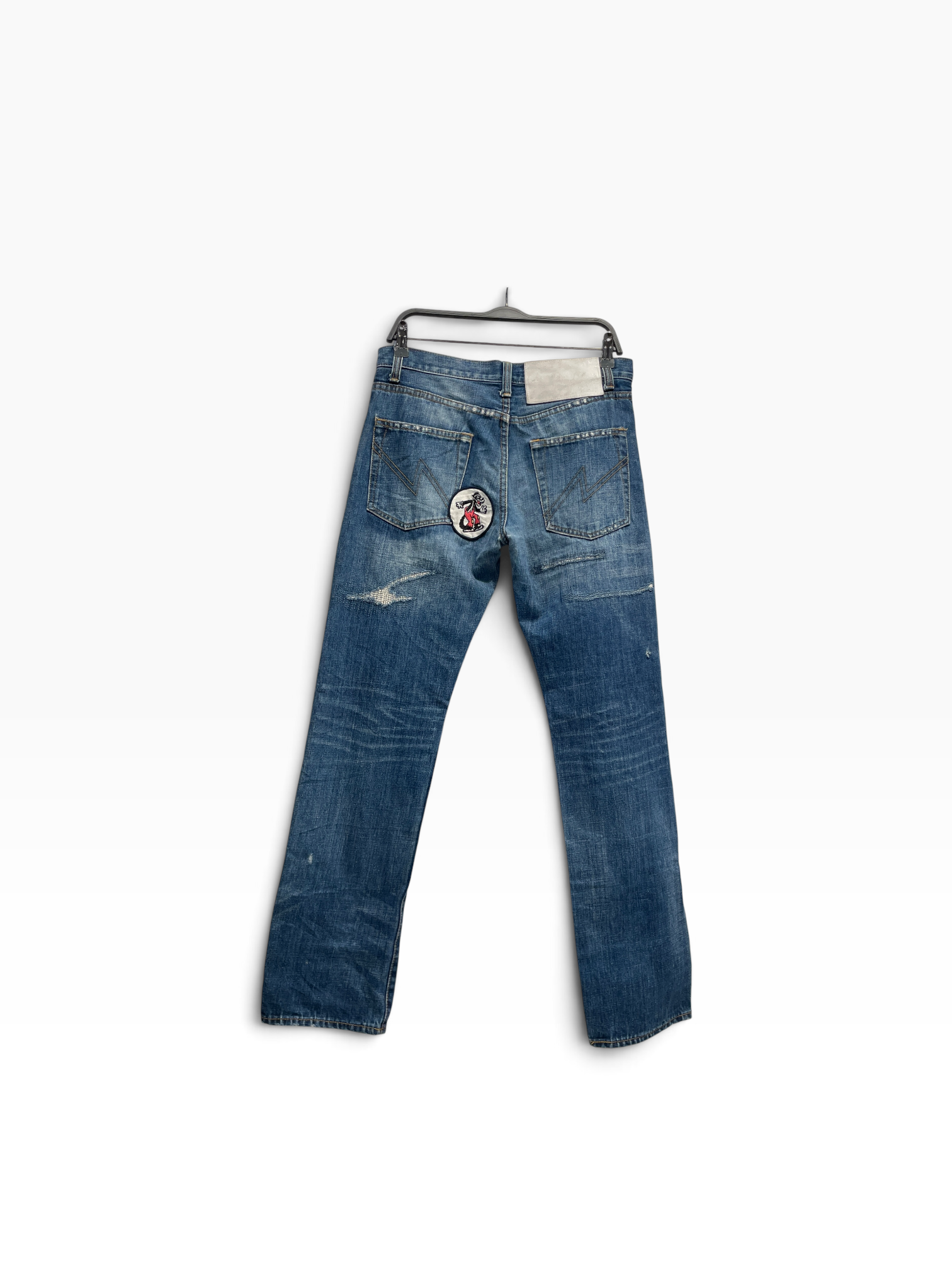 NEIGHBORHOOD/Skinny Pants/M/Denim/BLU/Low-rise/ view 2