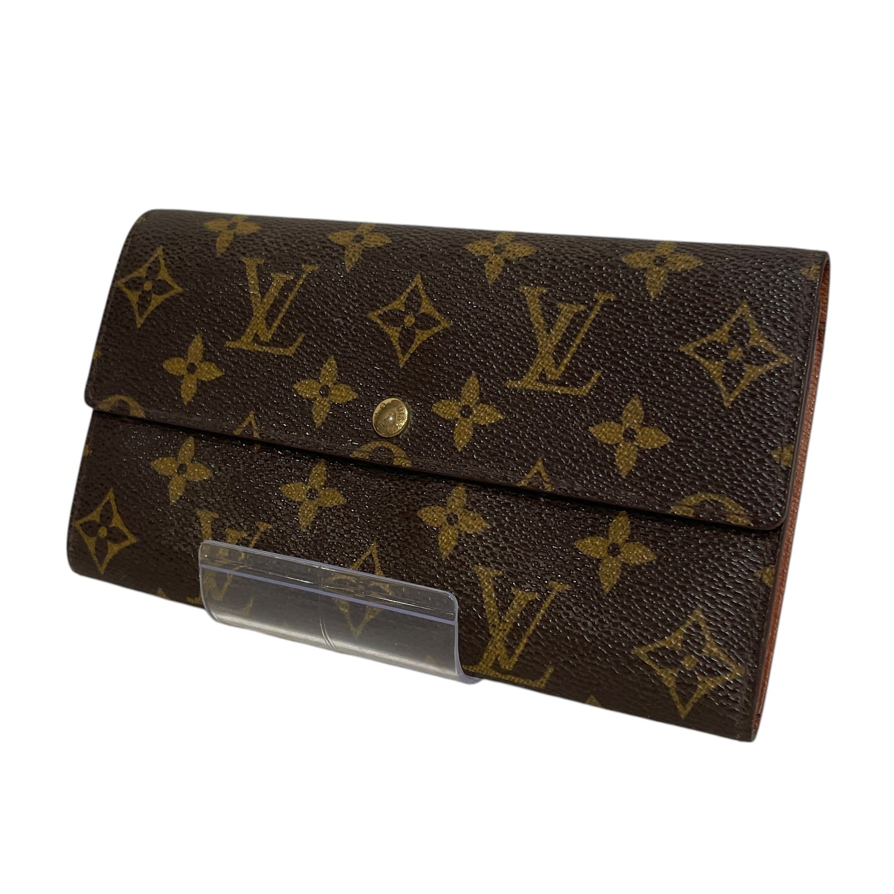 LOUIS VUITTON/Long Wallet/Monogram/Leather/BRW/Sarah Wallet view 1