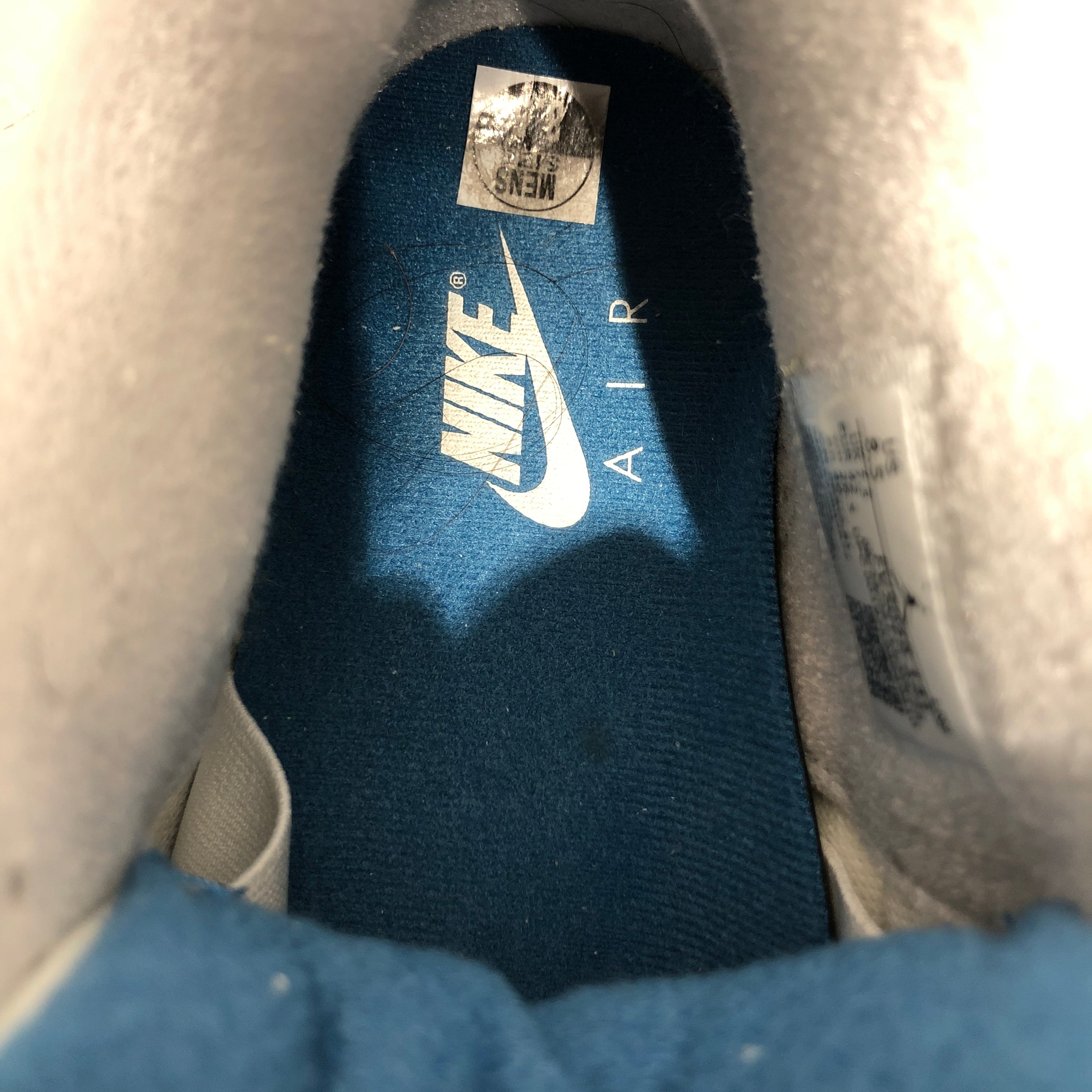 NIKE/Hi-Sneakers/US 8.5/Leather/WHT/Jordan 4 'Military Blue' view 3