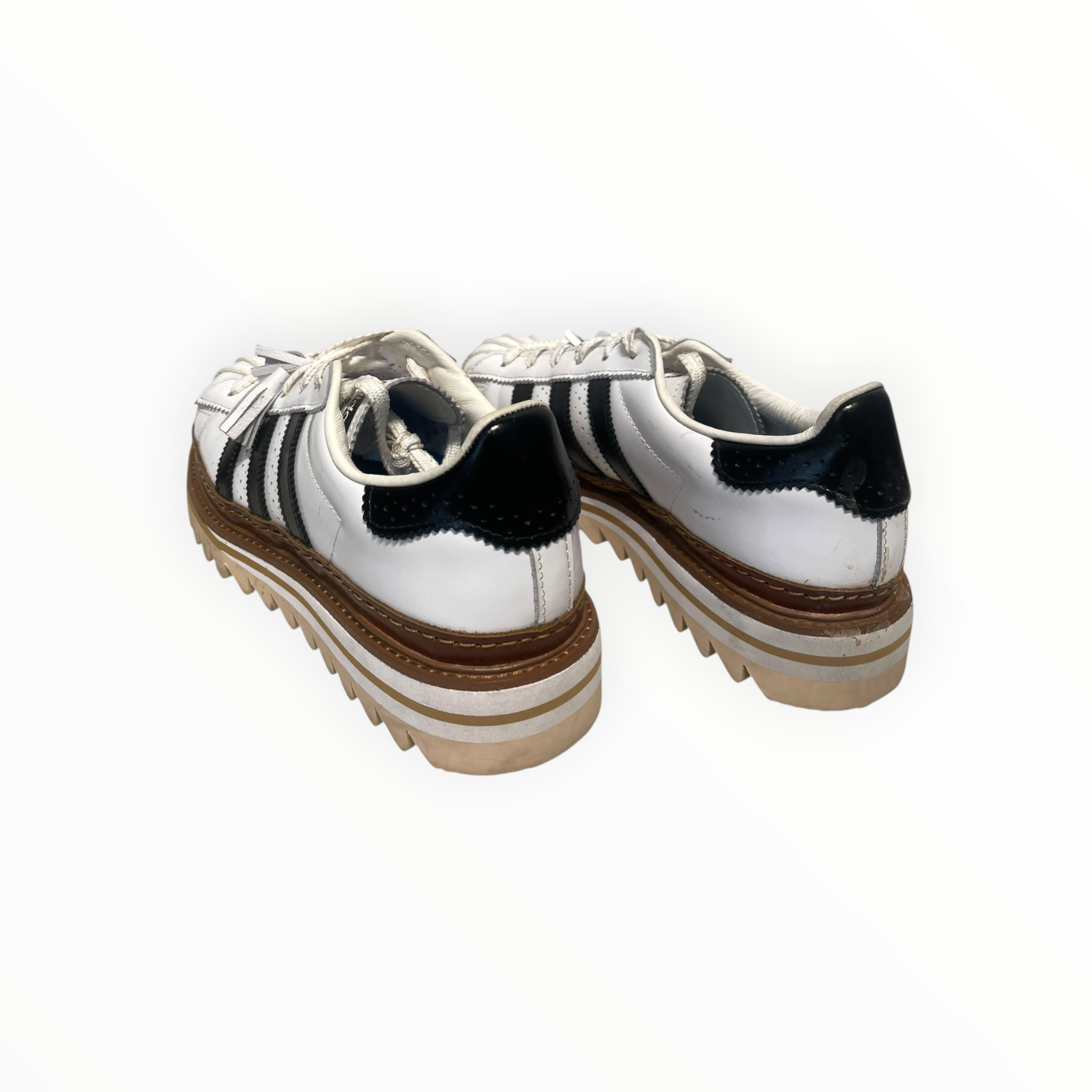 adidas/CLOT(CLOTAPPAREL)/Low-Sneakers/US 6.5/Leather/WHT/SUPERSTAR SNEAKER view 2