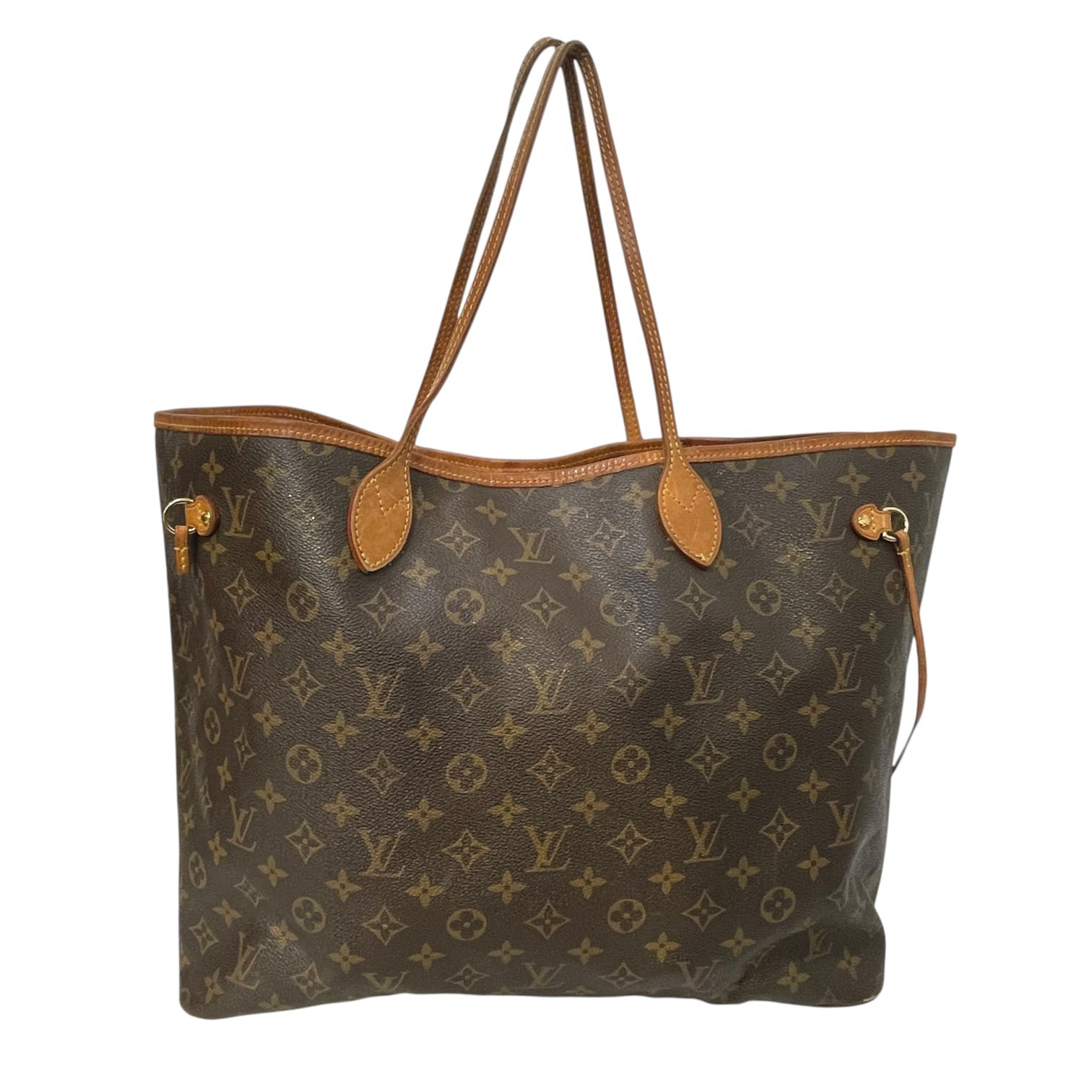 LOUIS VUITTON/Hand Bag/Monogram/Leather/BRW/NEVER FULL GM view 1