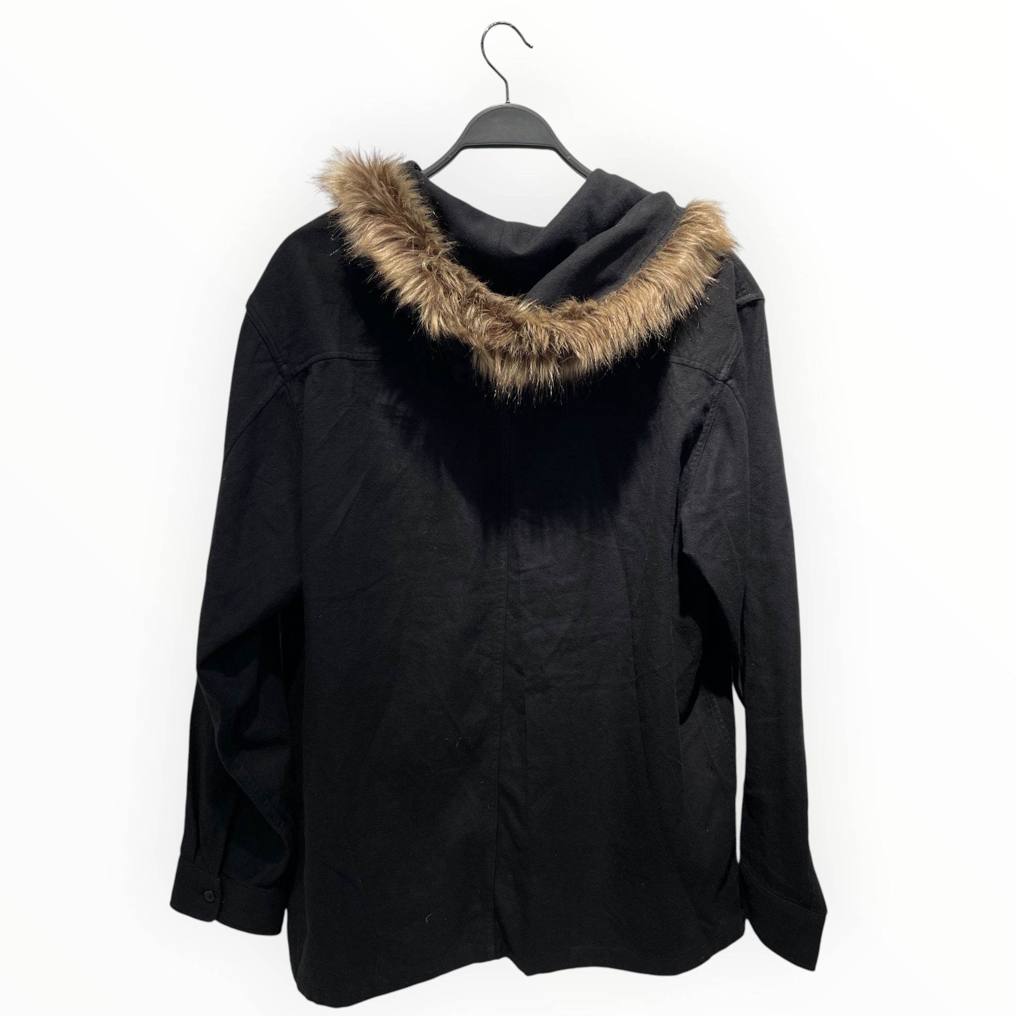 Supreme/Hoodie/L/Cotton/BLK/FUR HOOD FLANNEL view 2