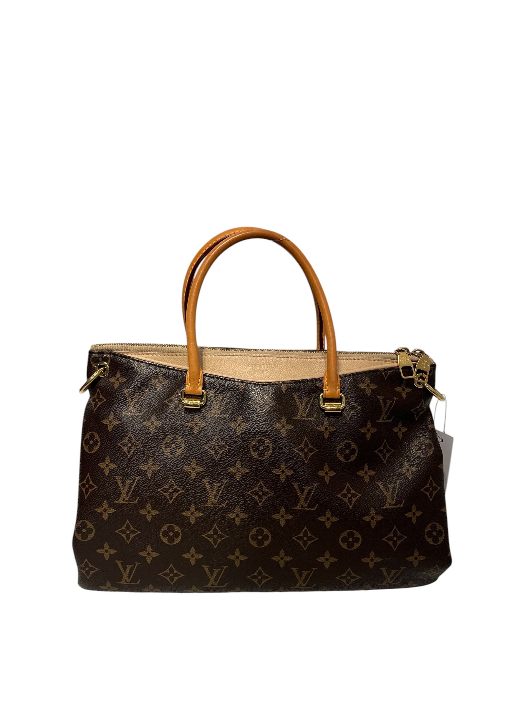 LOUIS VUITTON/Hand Bag/Monogram/Leather/BRW/Pallas view 2