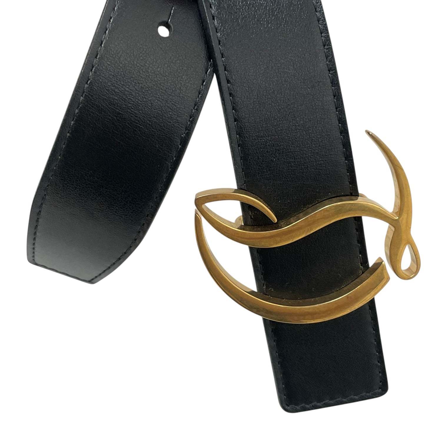 Christian Louboutin/Belt/Leather/BLK/L's/CL Logo view 2
