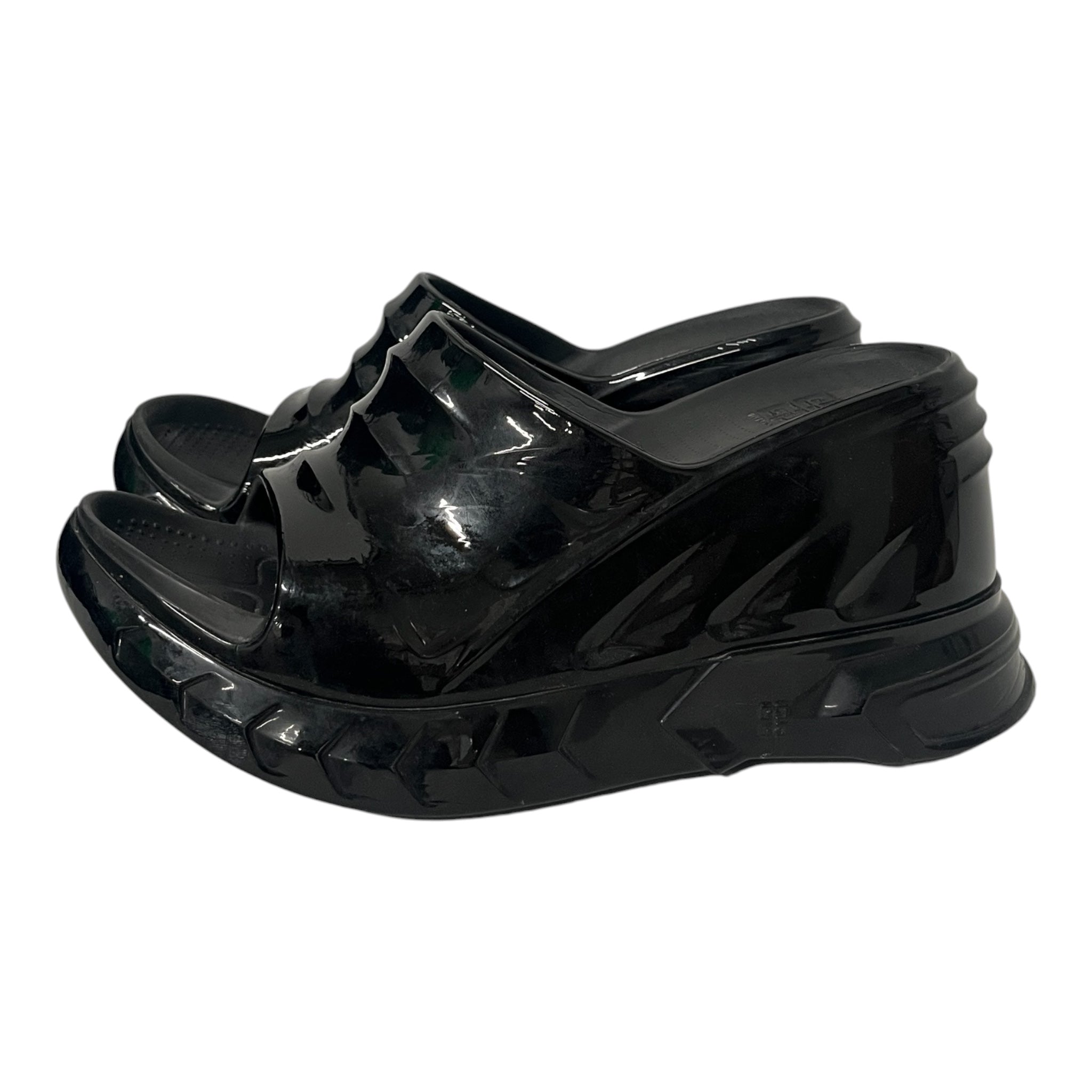 GIVENCHY/Sandals/EU 39/BLK/MARSHMELLOW WEDGES view 1