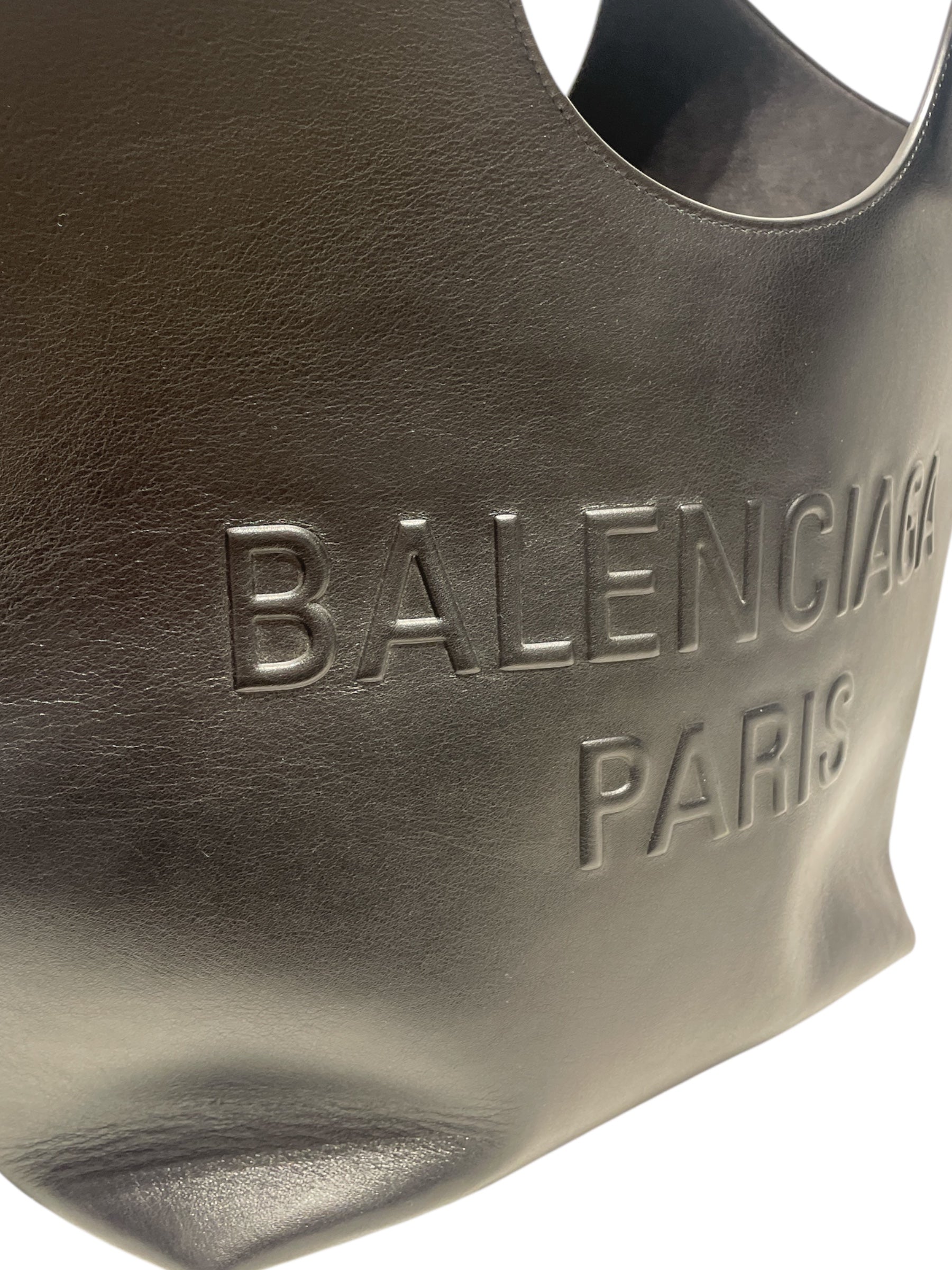 BALENCIAGA/Tote Bag/BLK/LEATHER TOTE view 6