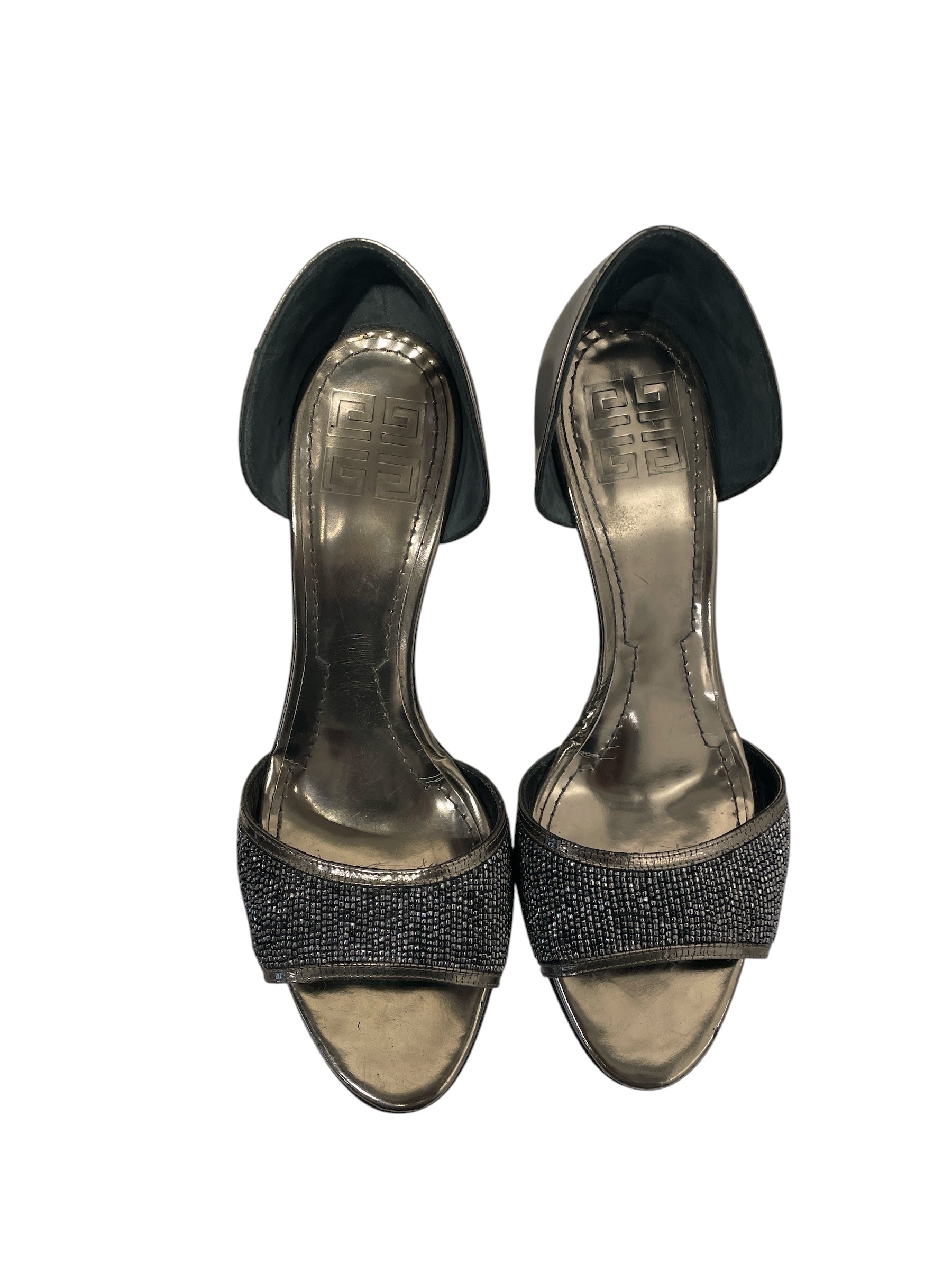 GIVENCHY/Heels/EU 39.5/GLD/SILVER BEADS view 3