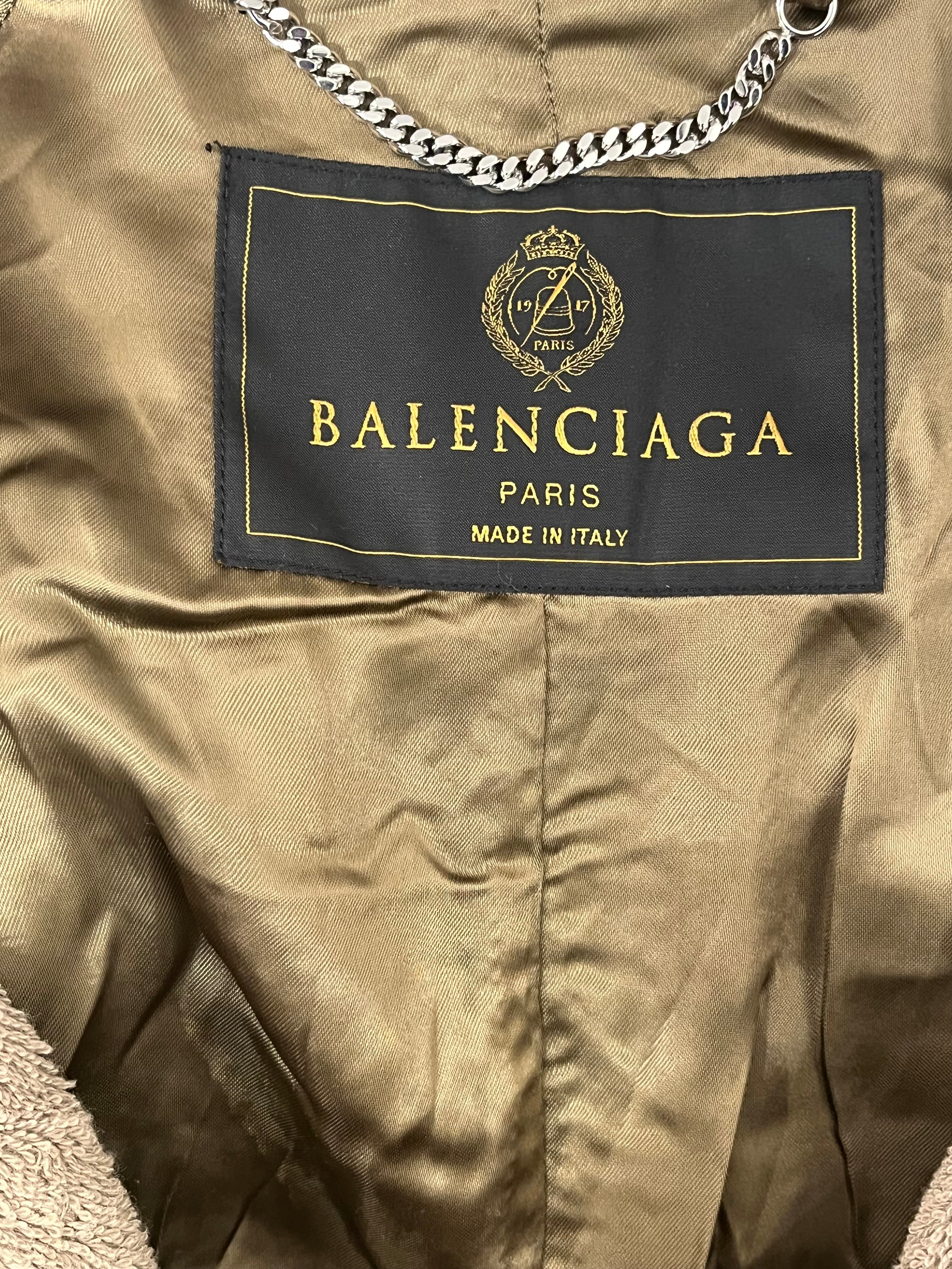 BALENCIAGA/Towel/Trench Coat/2/Cotton/BEG/ view 4