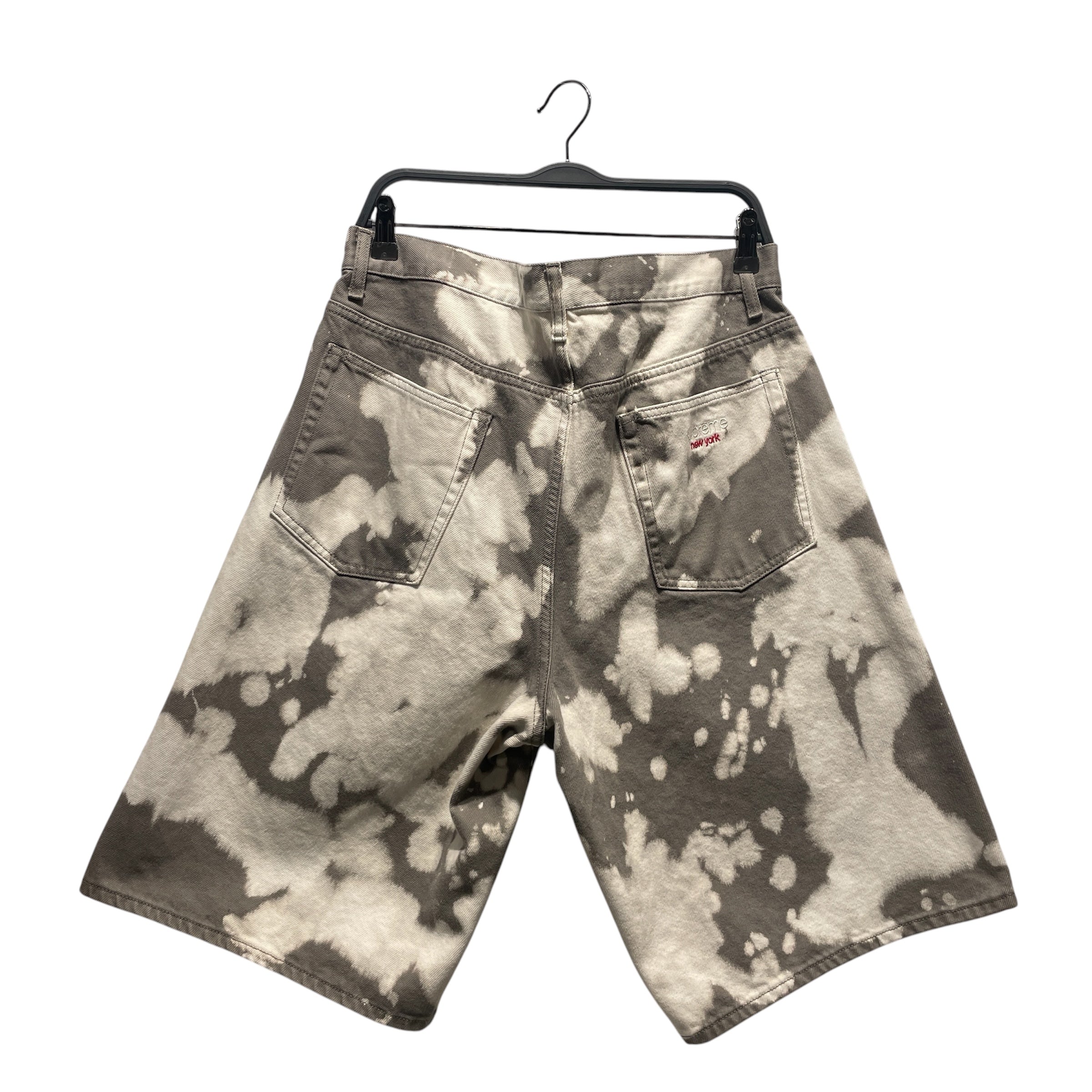Supreme/Shorts/34/Denim/GRY/Camouflage/Baggy Denim shorts view 2