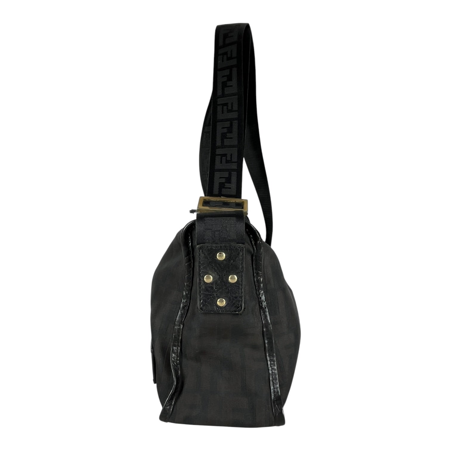FENDI/Bag/Monogram/Nylon/BRW/MESSENGER BAG view 2