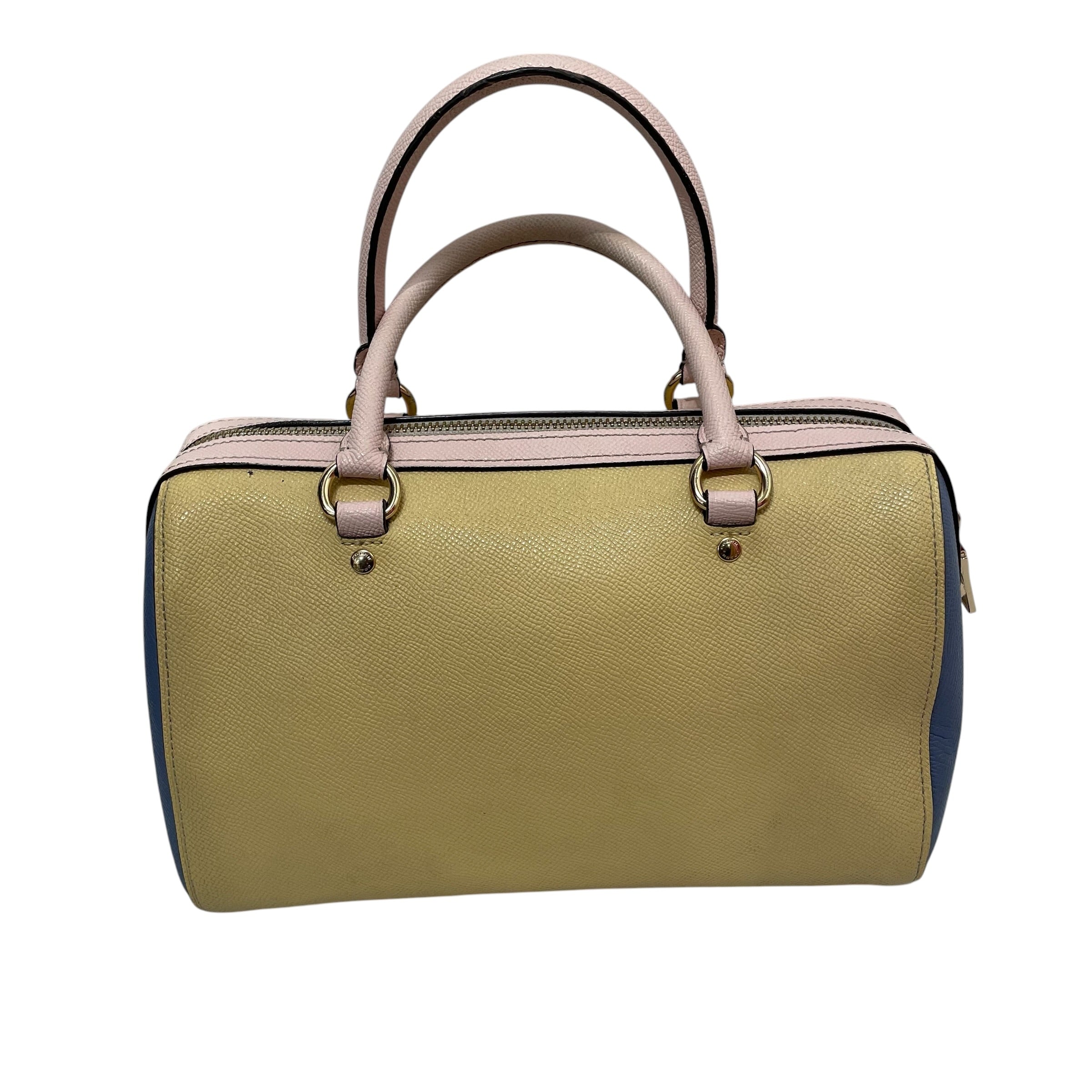 COACH/Hand Bag/YEL/rowan color block satchel view 2