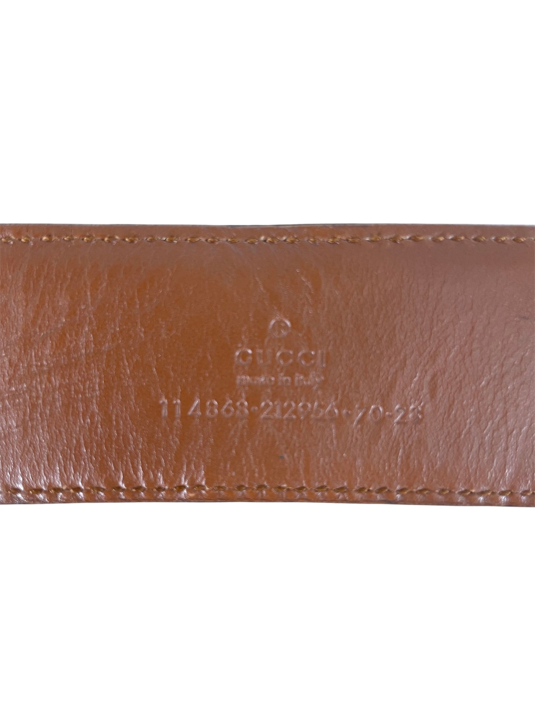 GUCCI/Belt/OS/Leather/BRW/BAMBOO BUCKLE view 2