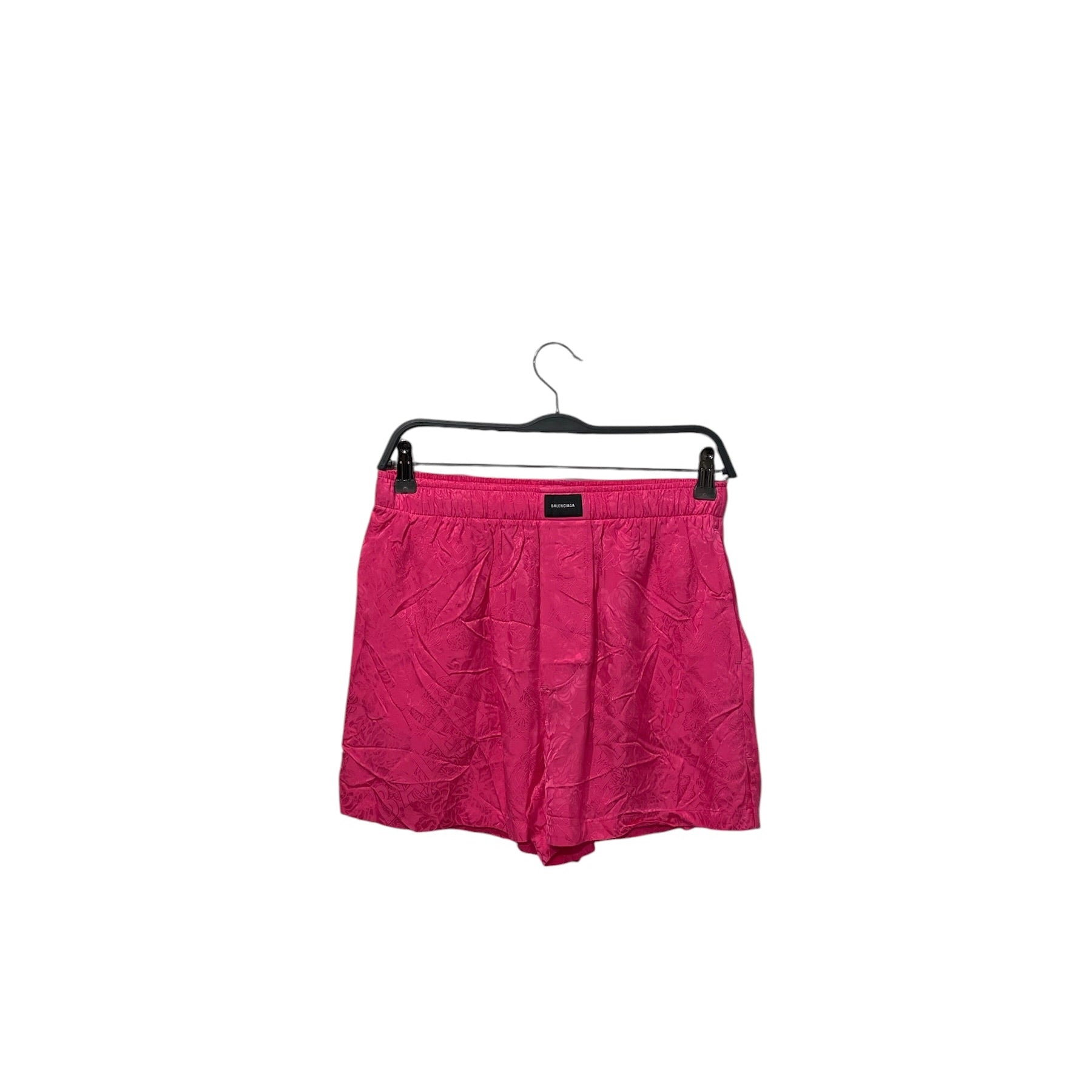 BALENCIAGA/Shorts/34/Rayon/PNK/Floral Pattern/LOGOS W FLOWERS HOMEWEAR view 1