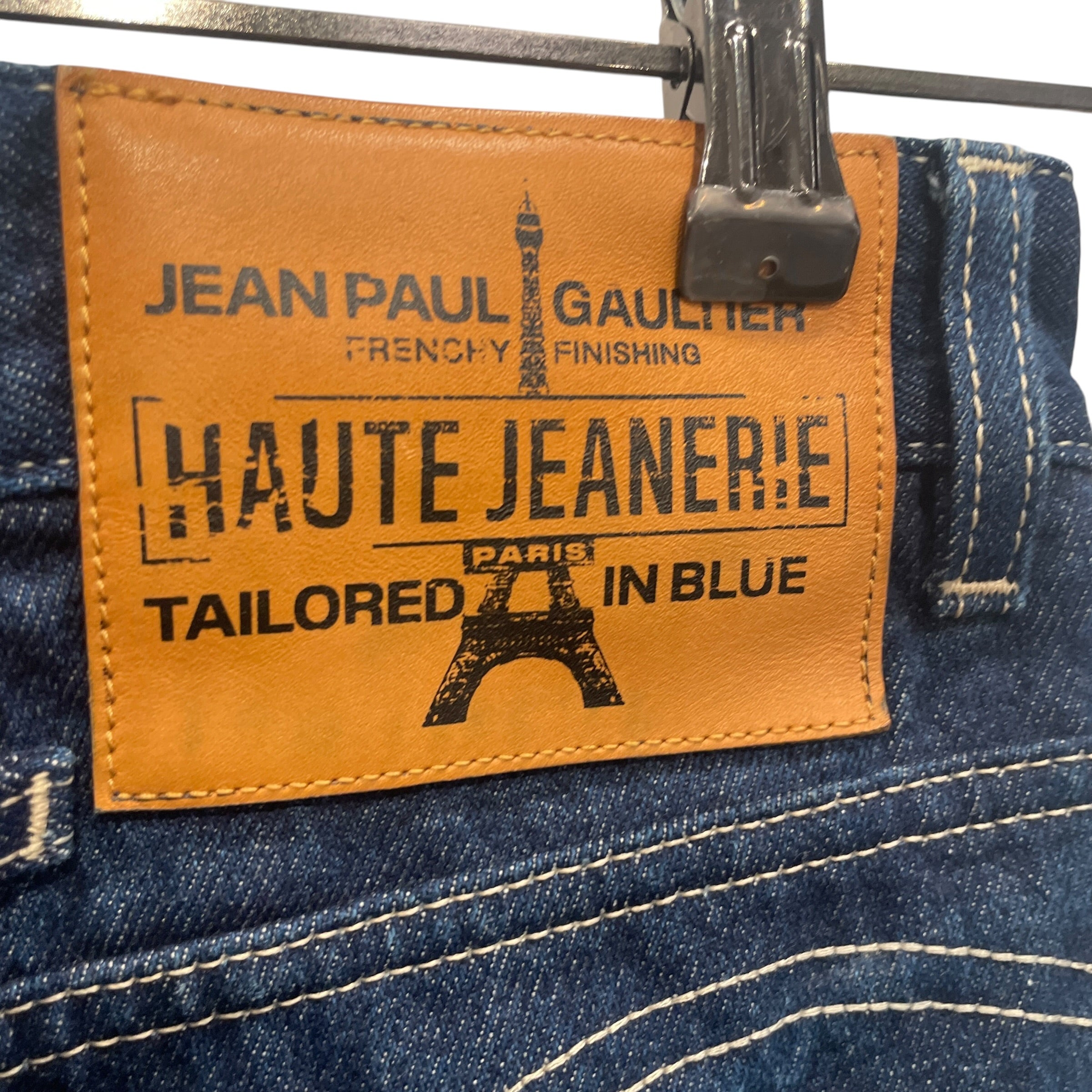 Jean Paul Gaultier/Straight Pants/26/Graphic/Denim/IDG/CIRCULAR STITCH BACK POCKET view 3