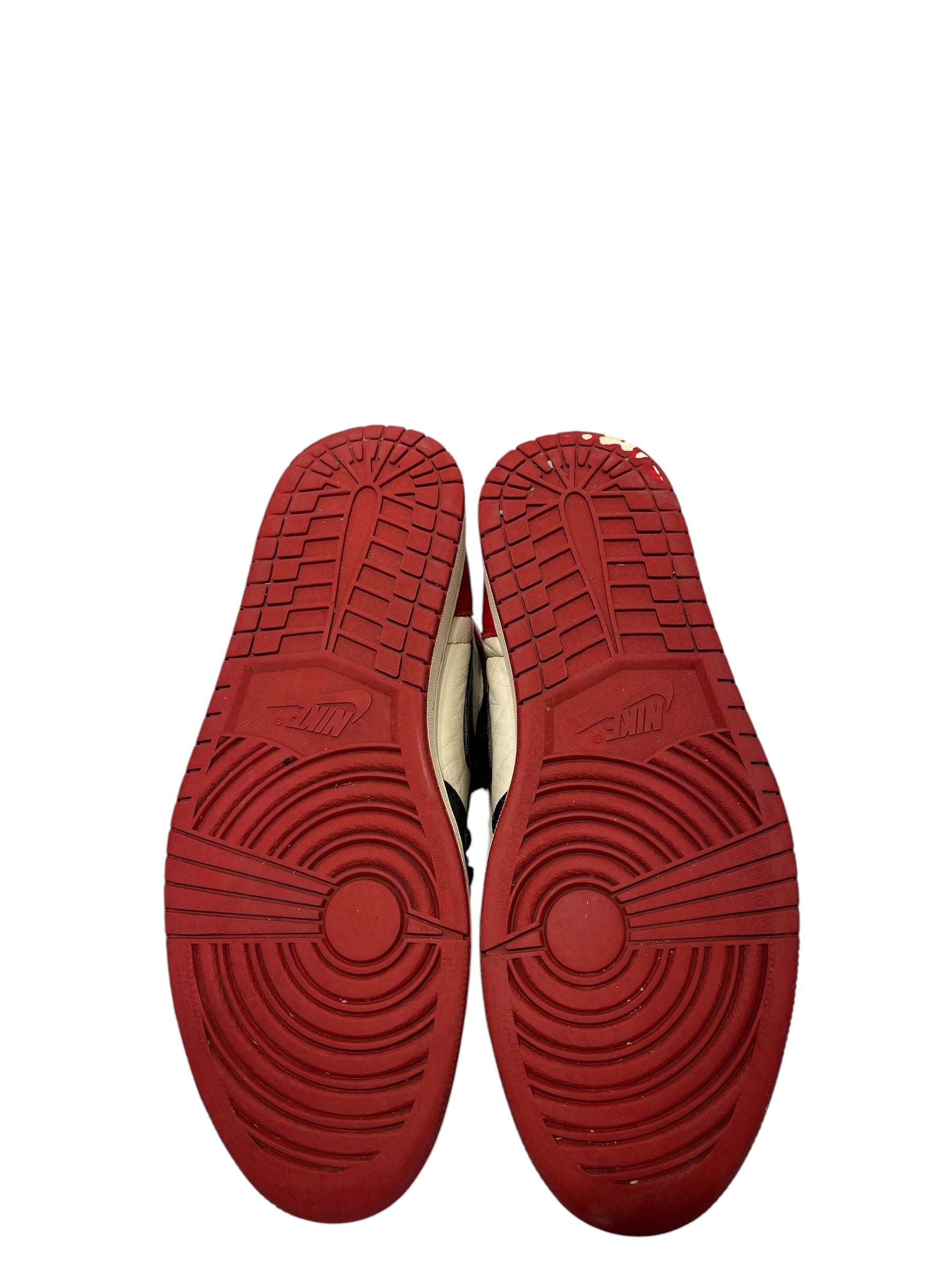 NIKE/Hi-Sneakers/US 10.5/Cotton/RED/bred toe view 4