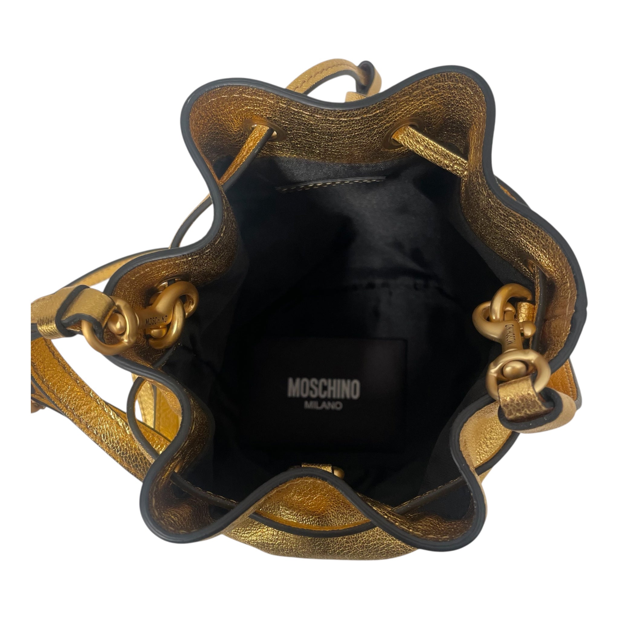 MOSCHINO/Hand Bag/Leather/GLD/ view 4