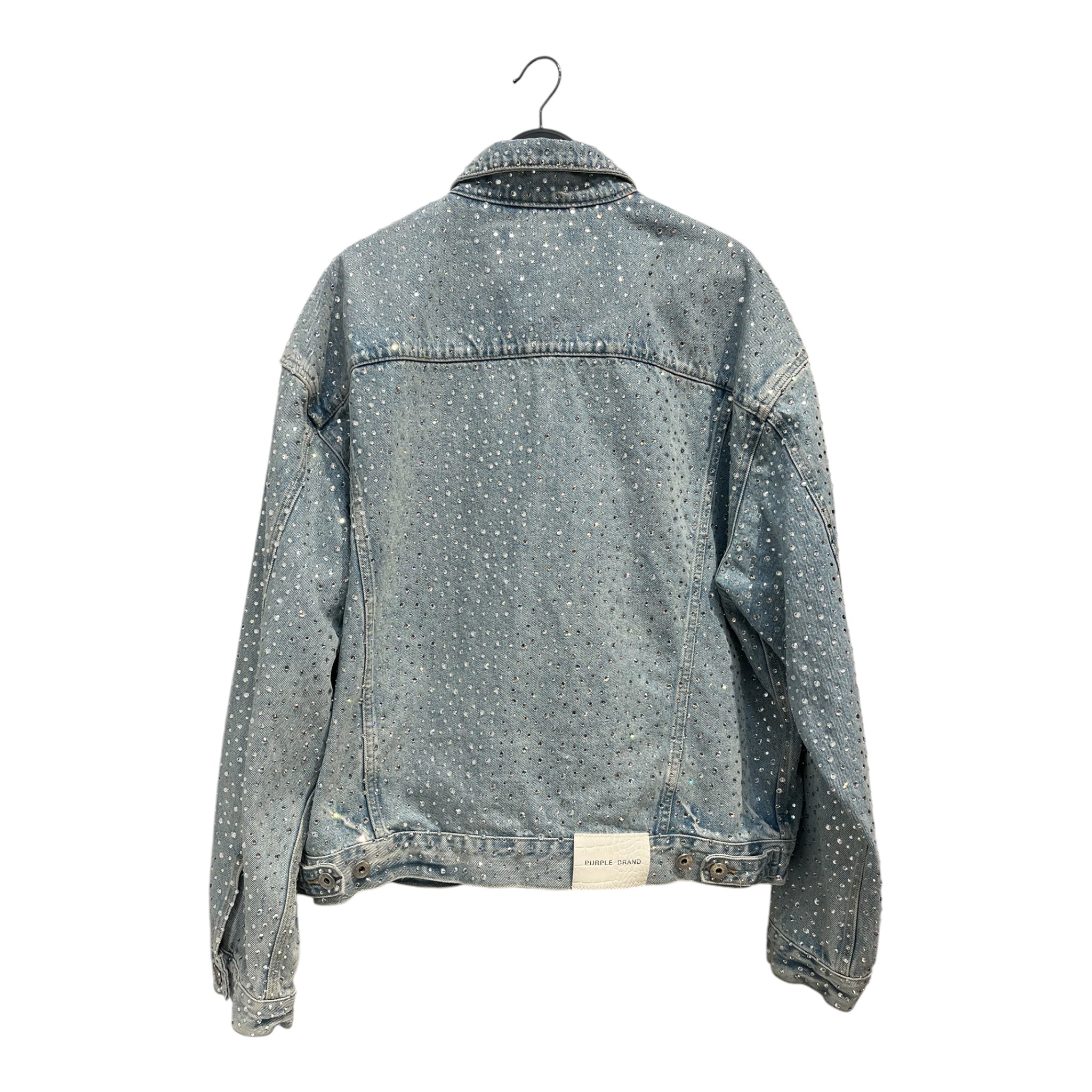 PURPLE BRAND/Denim Jkt/XXL/Cotton/BLU/JEWLED ALL OVER 90'S CUT view 2
