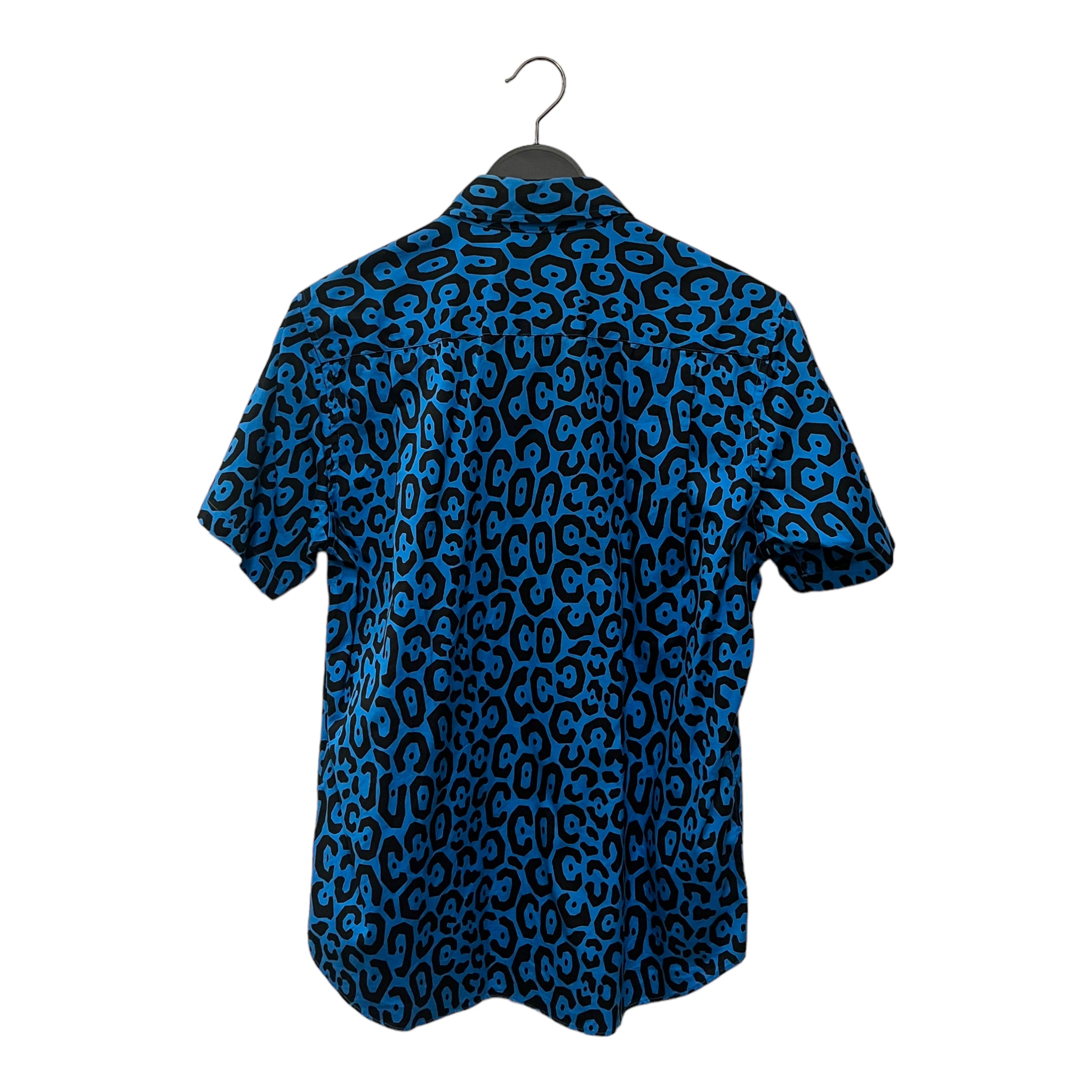 WACKO MARIA/SS Shirt/L/Blue/Cotton/Animal Pattern/ view 2