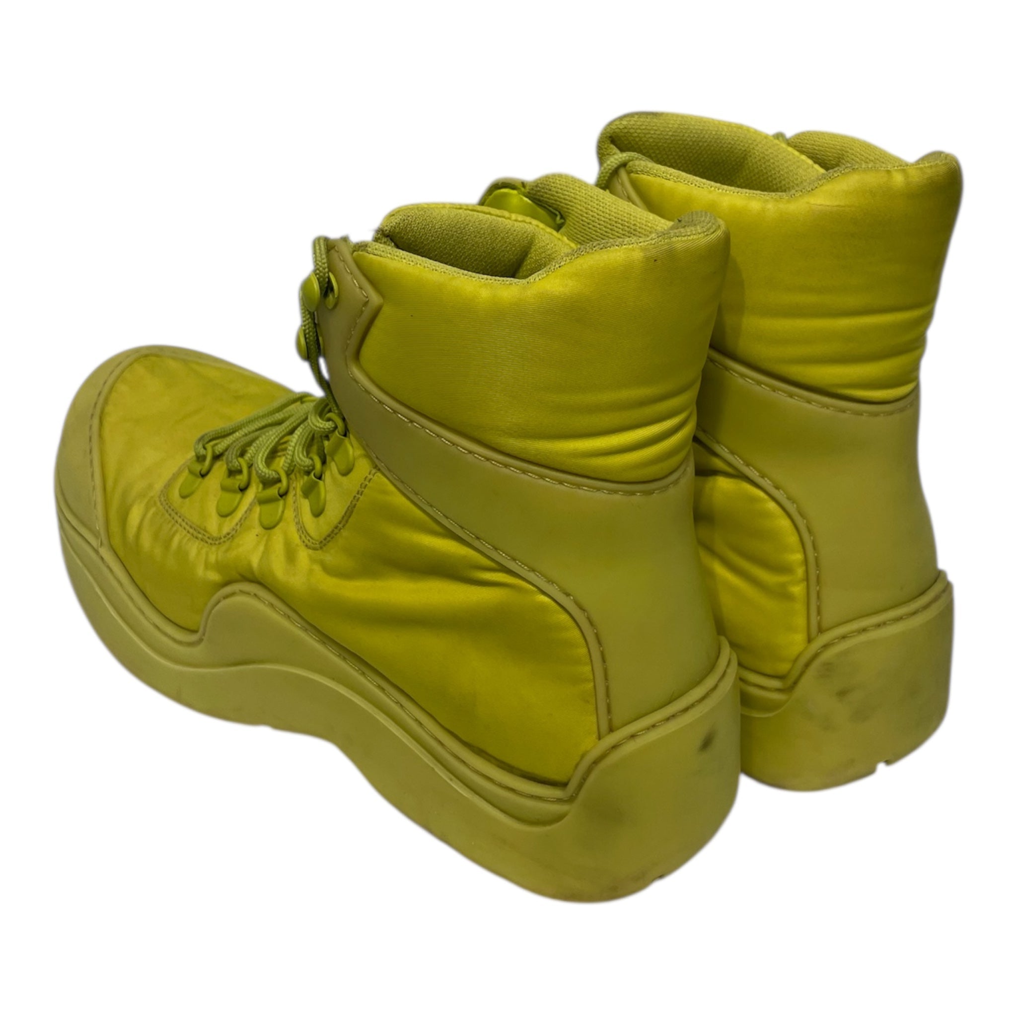 BOTTEGA VENETA/Boots/US 7/Nylon/YEL/PUDDLE BOMBER view 2