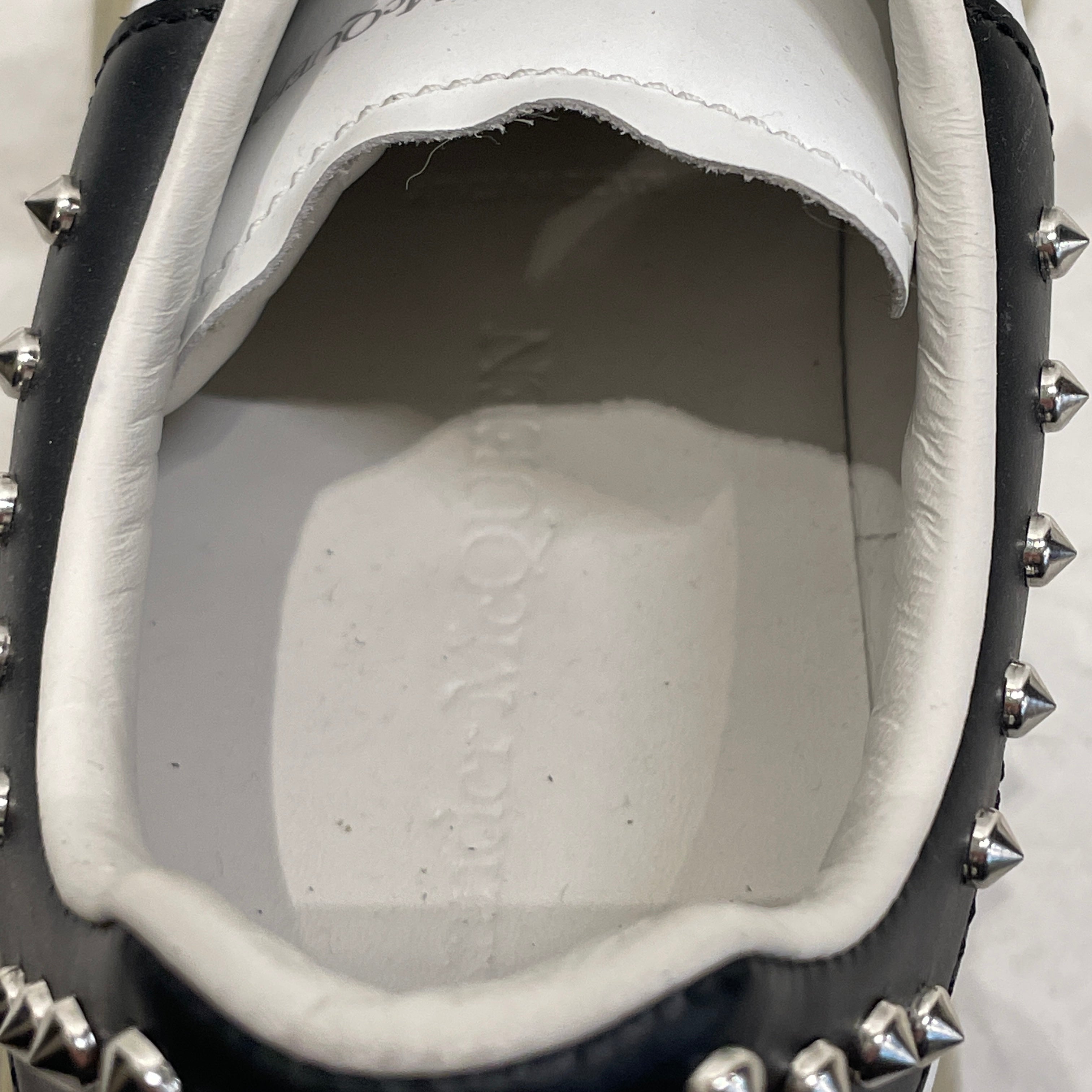 Alexander McQueen/Low-Sneakers/EU 39/Leather/WHT/STUDDED JUMBO SNEAKER view 5