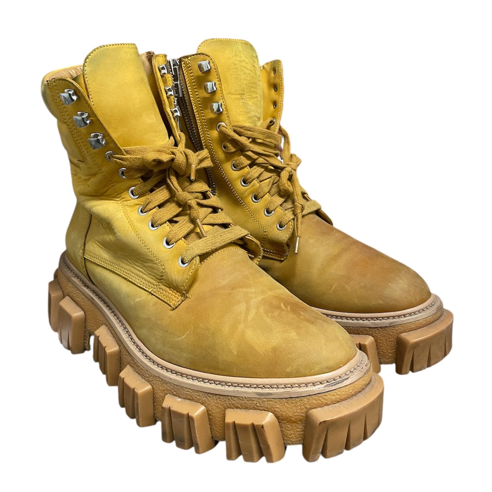 AMIRI/Lace Up Boots/US 11/Suede/GLD/CHUNKY COMBAT view 1