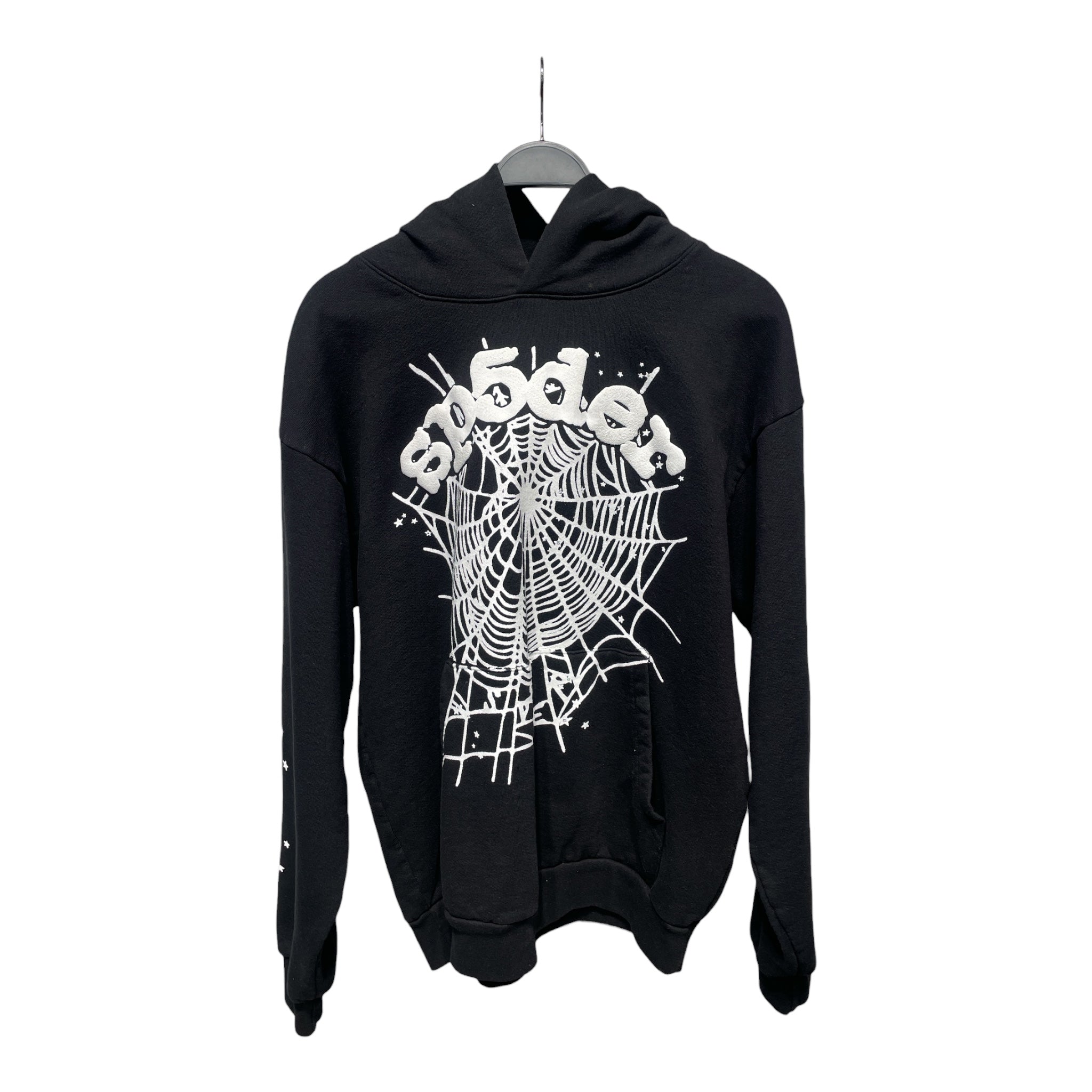 SPYDER/Hoodie/L/Cotton/BLK/SPIDER WEB LOGO view 1