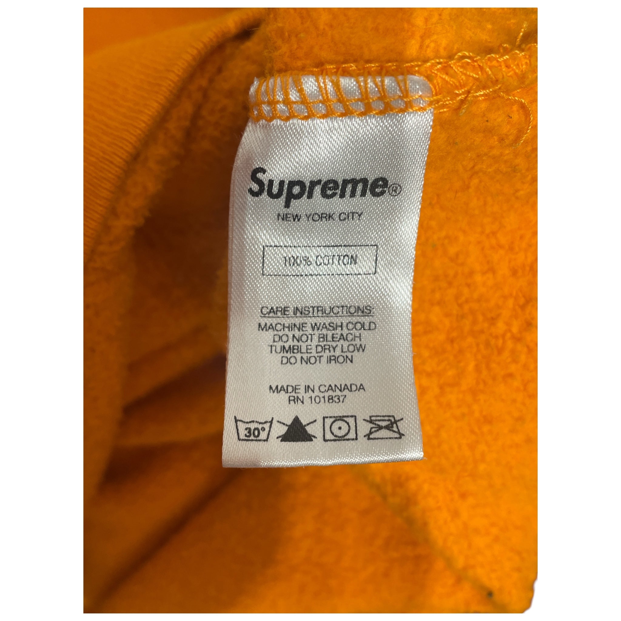 Supreme/Hoodie/XL/Cotton/ORN/S LOGO COLORBLOCKED view 4
