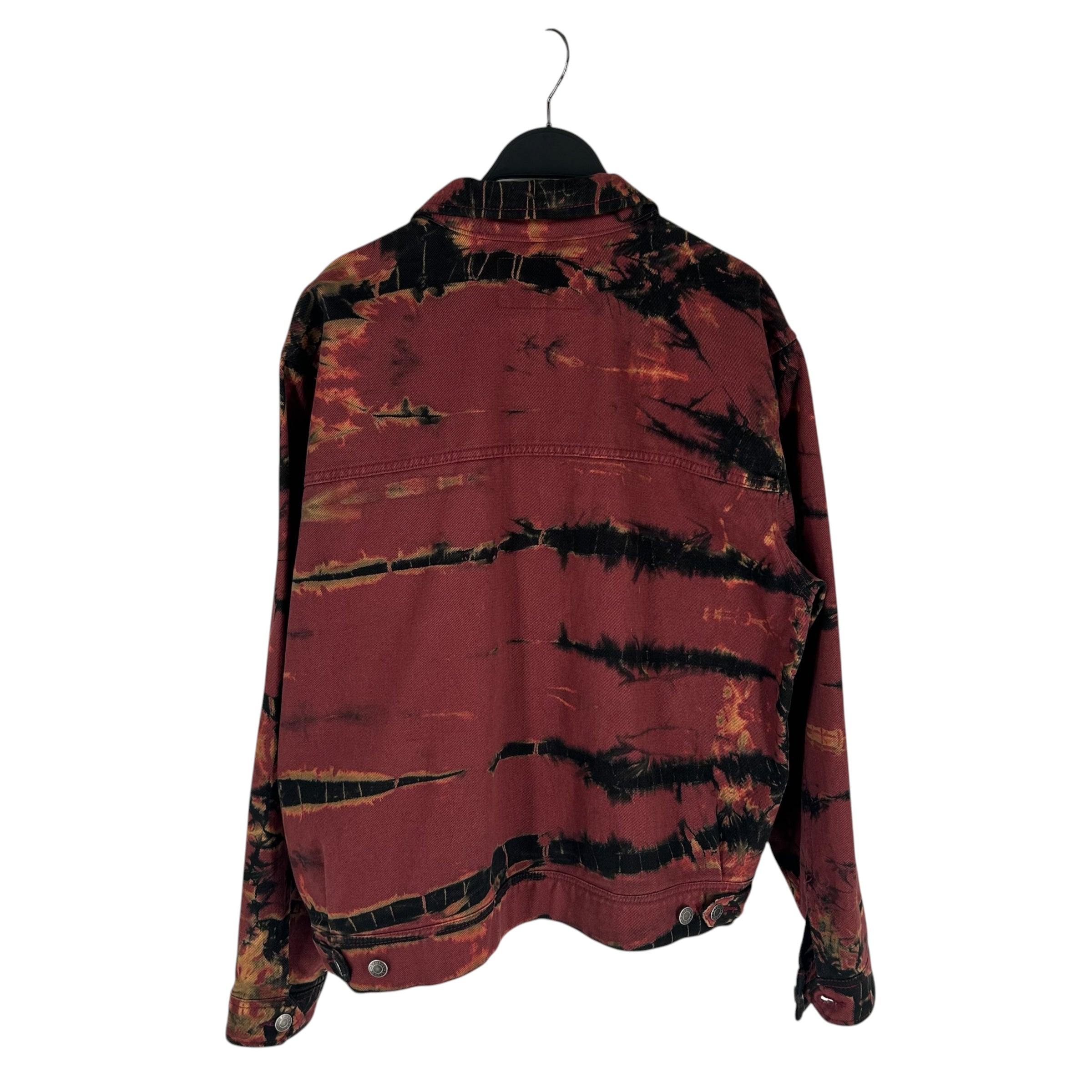 STUSSY/Denim Jkt/M/Cotton/RED/tie dye view 2