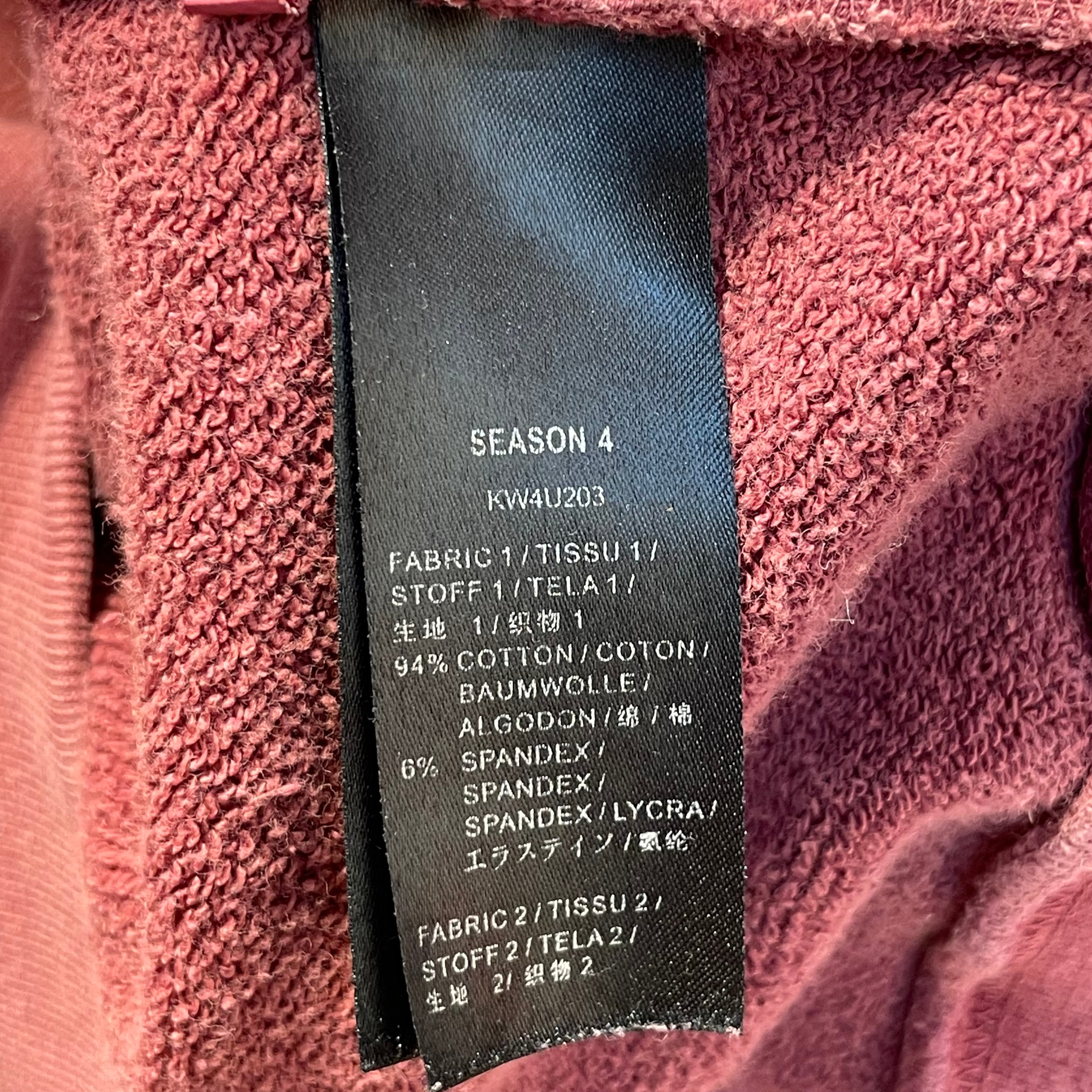 YEEZY/Sweater/XL/Cotton/RED/season 4/crewneck view 5