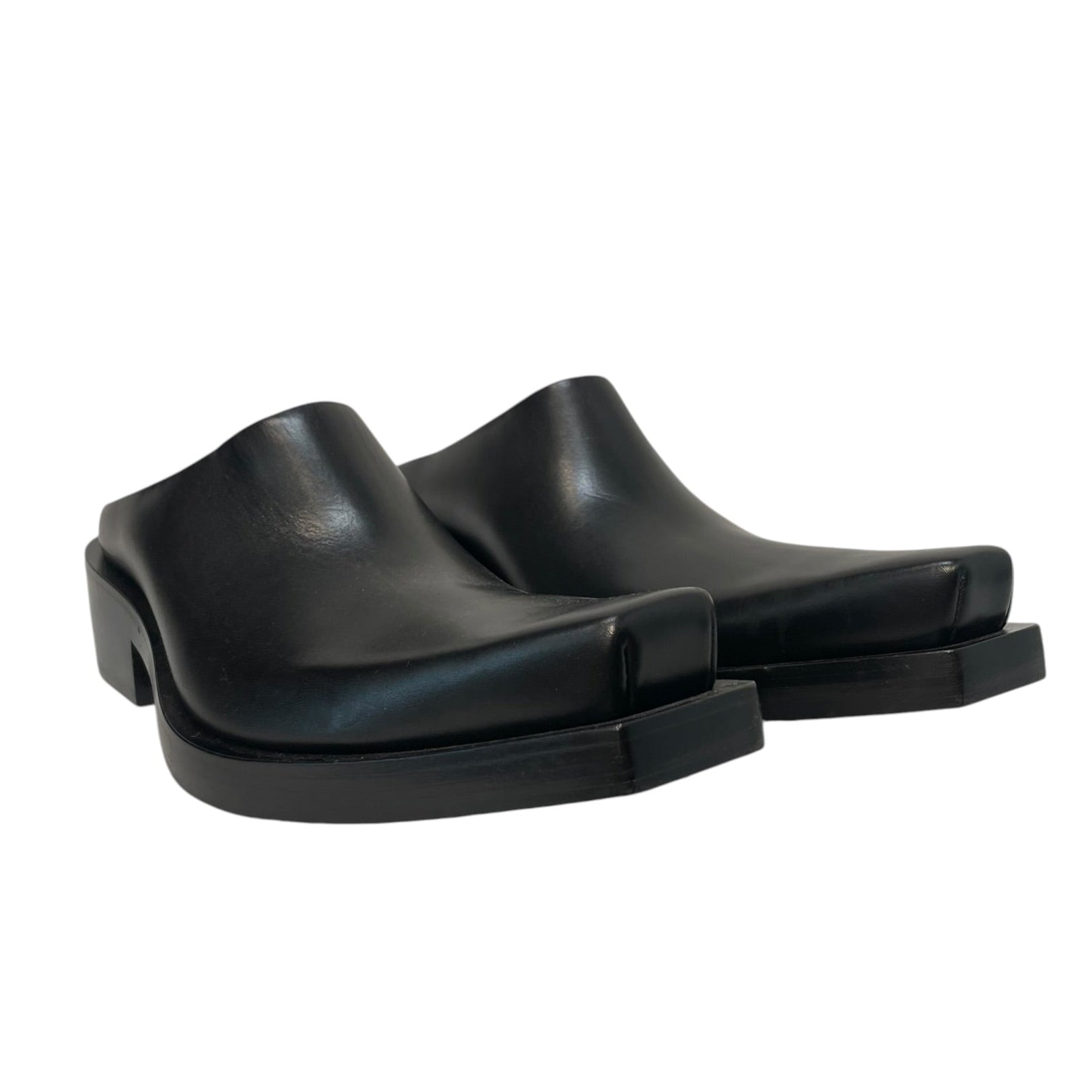 BALENCIAGA/Loafers/EU 42/Leather/BLK/SANTIAGO MULE view 1
