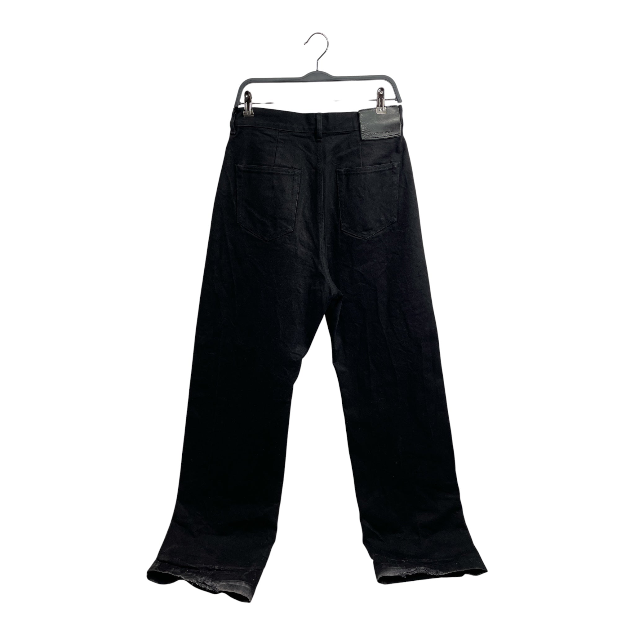 Rick Owens/Pants/30/Denim/BLK/Button Fly/GETH CUT JAPANESE DENIM PANTS view 2