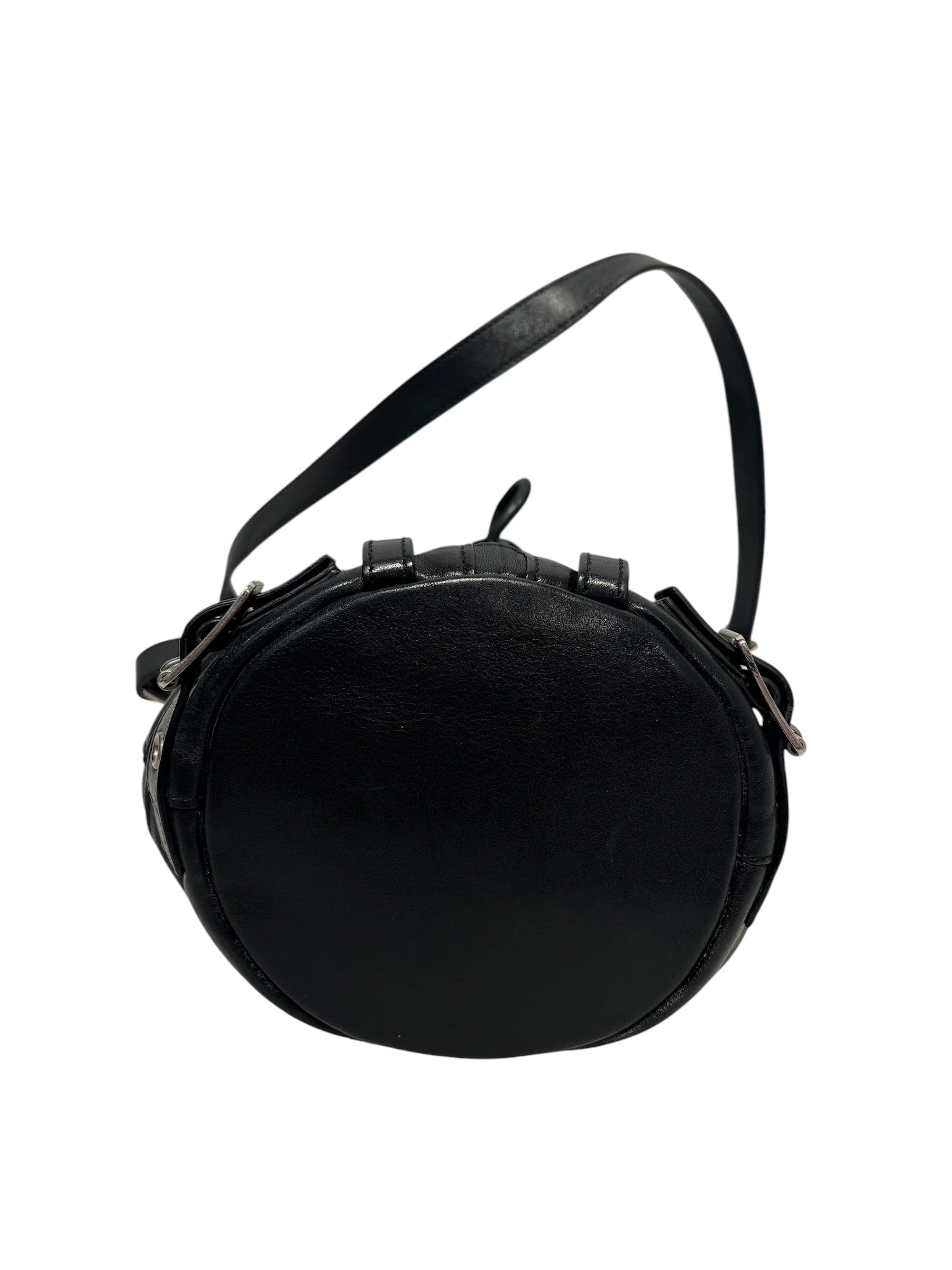 SAINT LAURENT/Bag/Leather/BLK/Rider Bucket Bag view 5