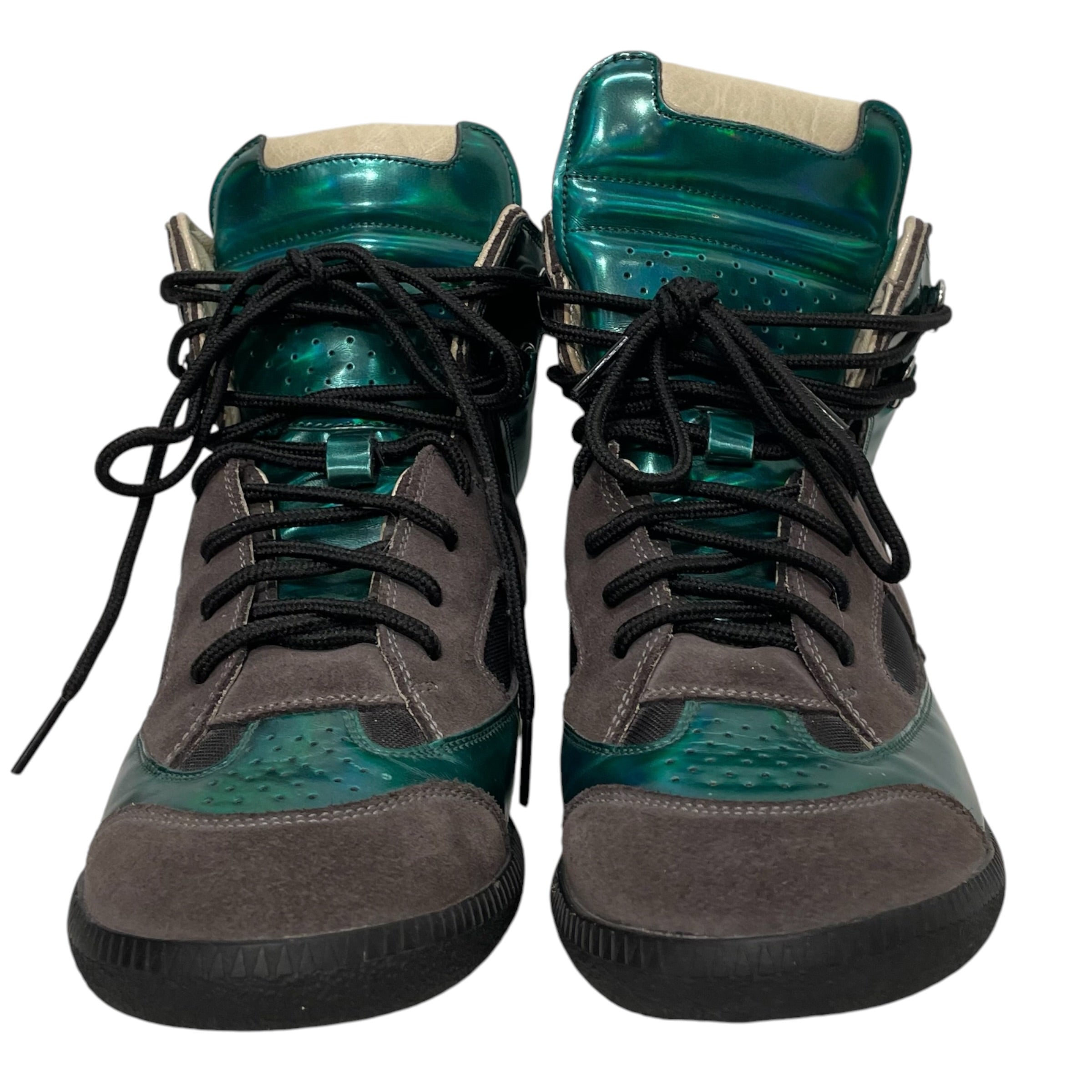 Maison Margiela/Hi-Sneakers/EU 37/Iridescent/Suede/GRN/ view 3