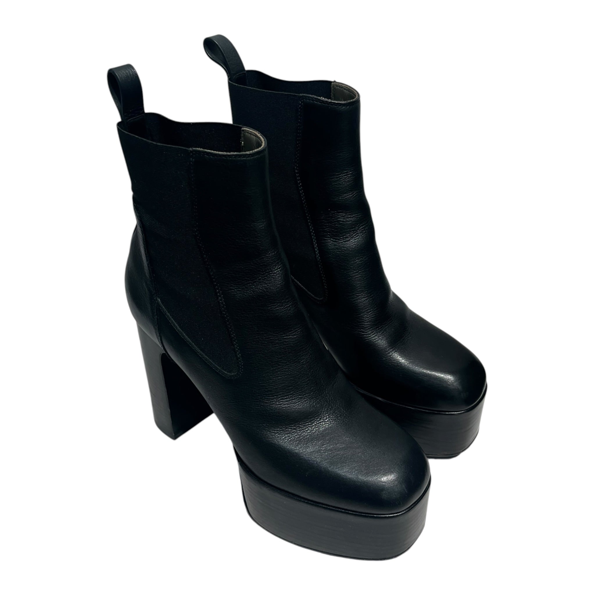Rick Owens/Heels/US 6/Leather/BLK/non clear kiss heel/all blk view 1