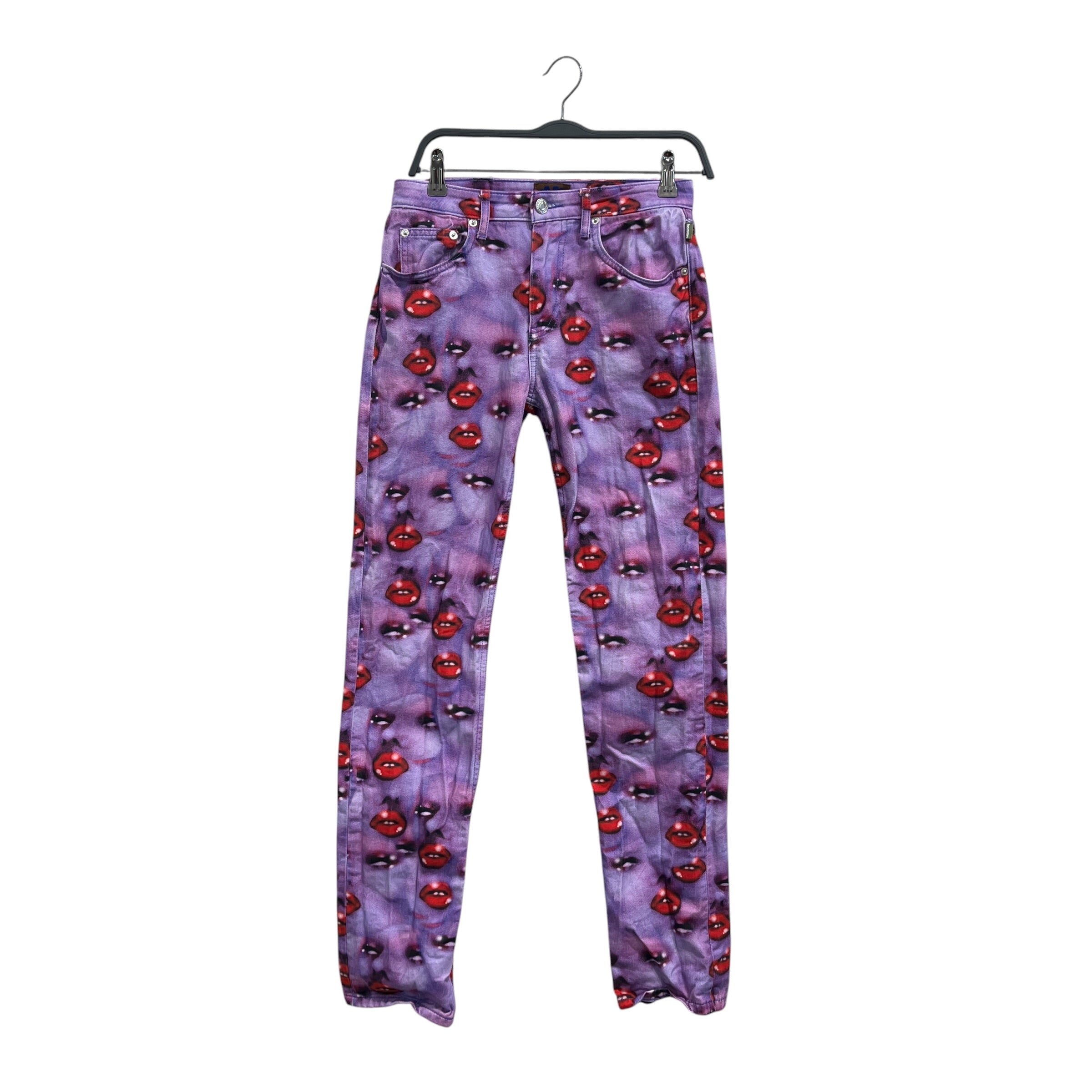 Heaven By Marc Jacobs/Straight Pants/24/All Over Print/Denim/PPL/Lips All Over view 1
