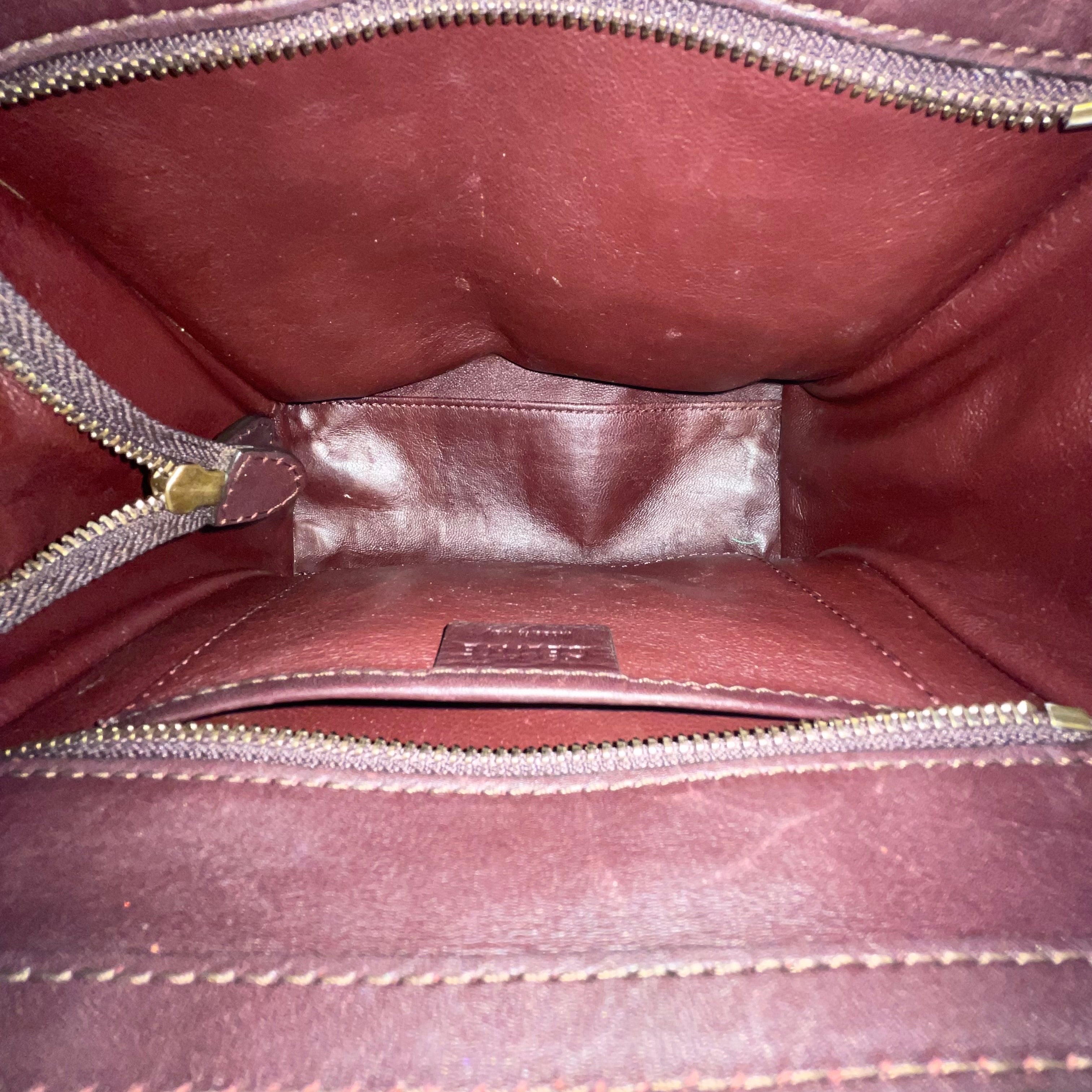 CELINE/Hand Bag/Suede/BRW/TRI COLOUR LUGGAGE MICRO view 6