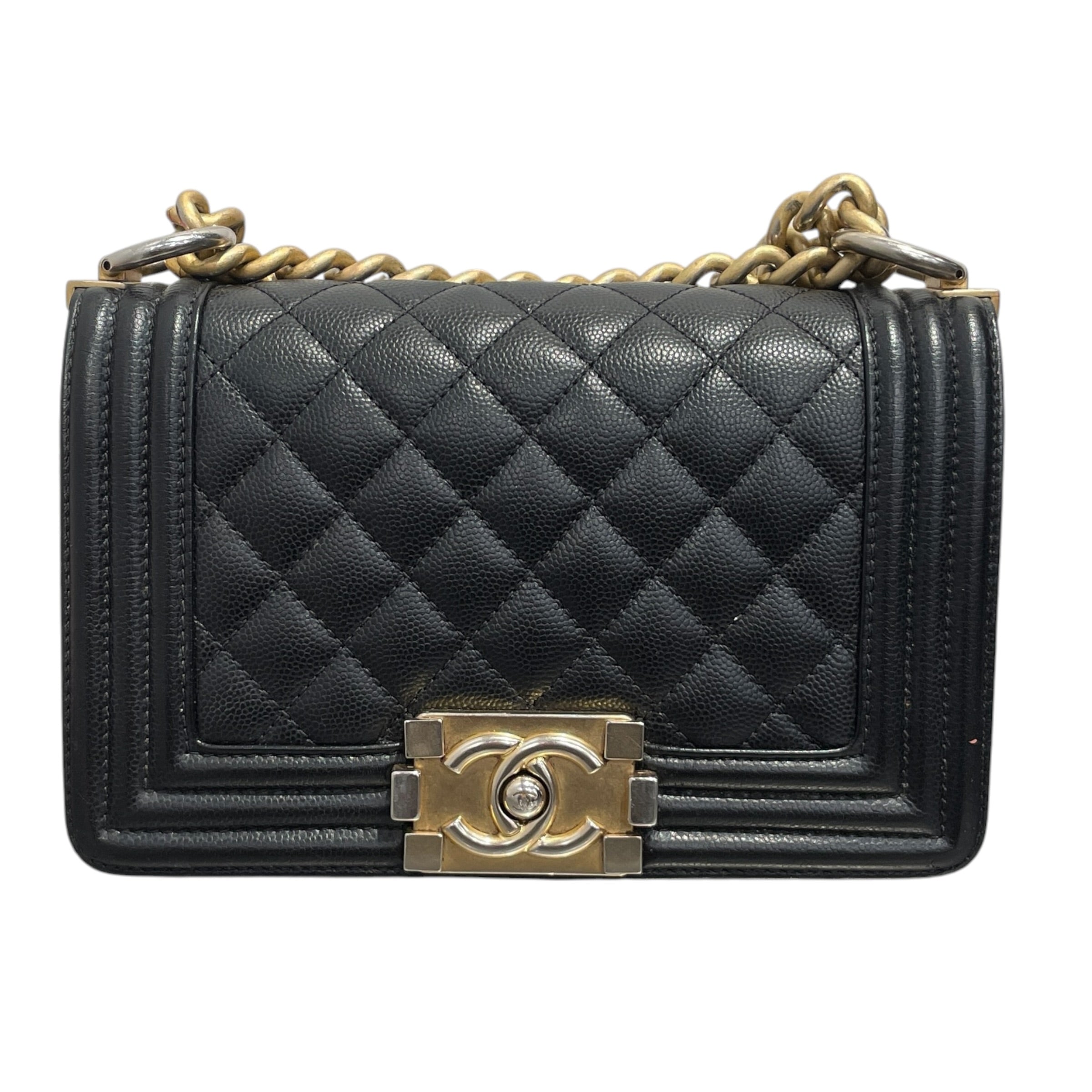 CHANEL/Bag/Leather/BLK/Boy Flap/Gold Hardware 2878135 view 3