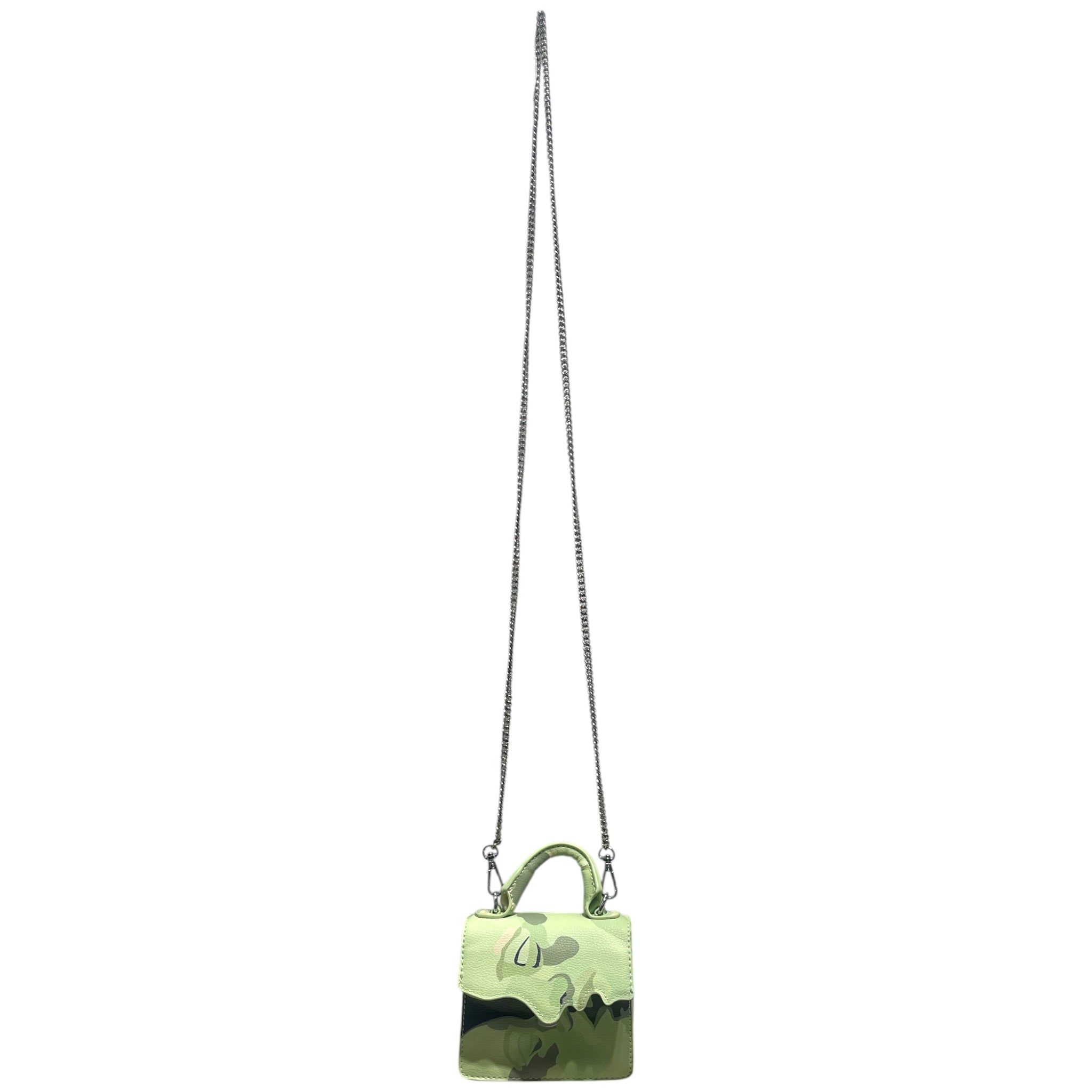 KIDSUPER STUDIOS/Cross Body Bag/All Over Print/Leather/GRN/Kissing Bag view 1