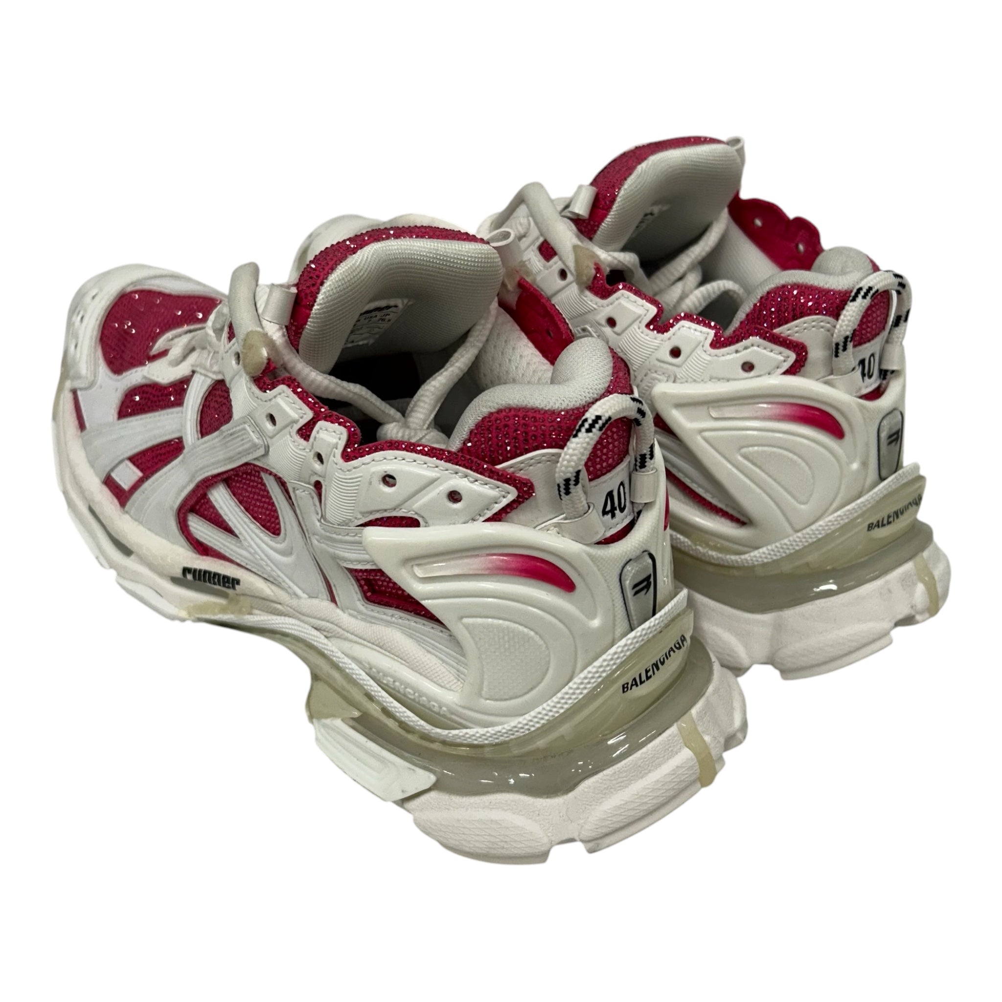 BALENCIAGA/Low-Sneakers/EU 40/WHT/PINK GEM view 2