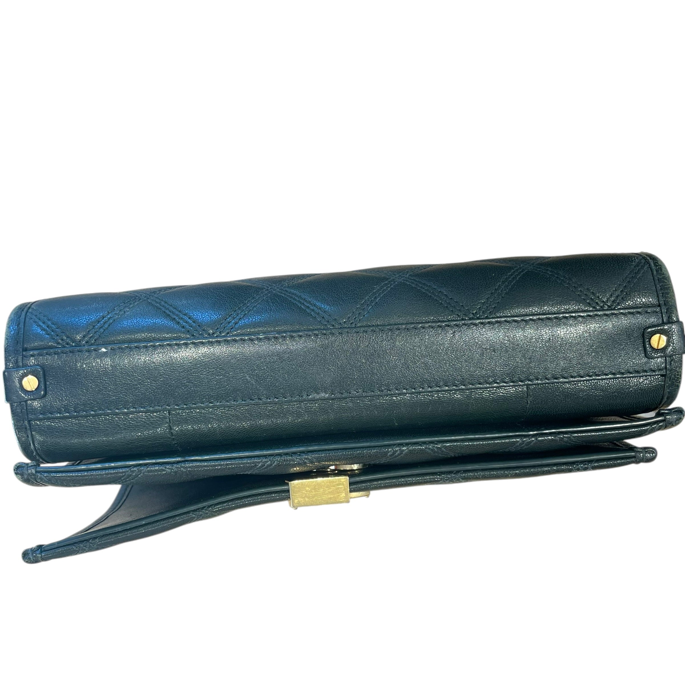 SAINT LAURENT/Cross Body Bag/Leather/GRN/LTHER GEO PATTERN BG view 3