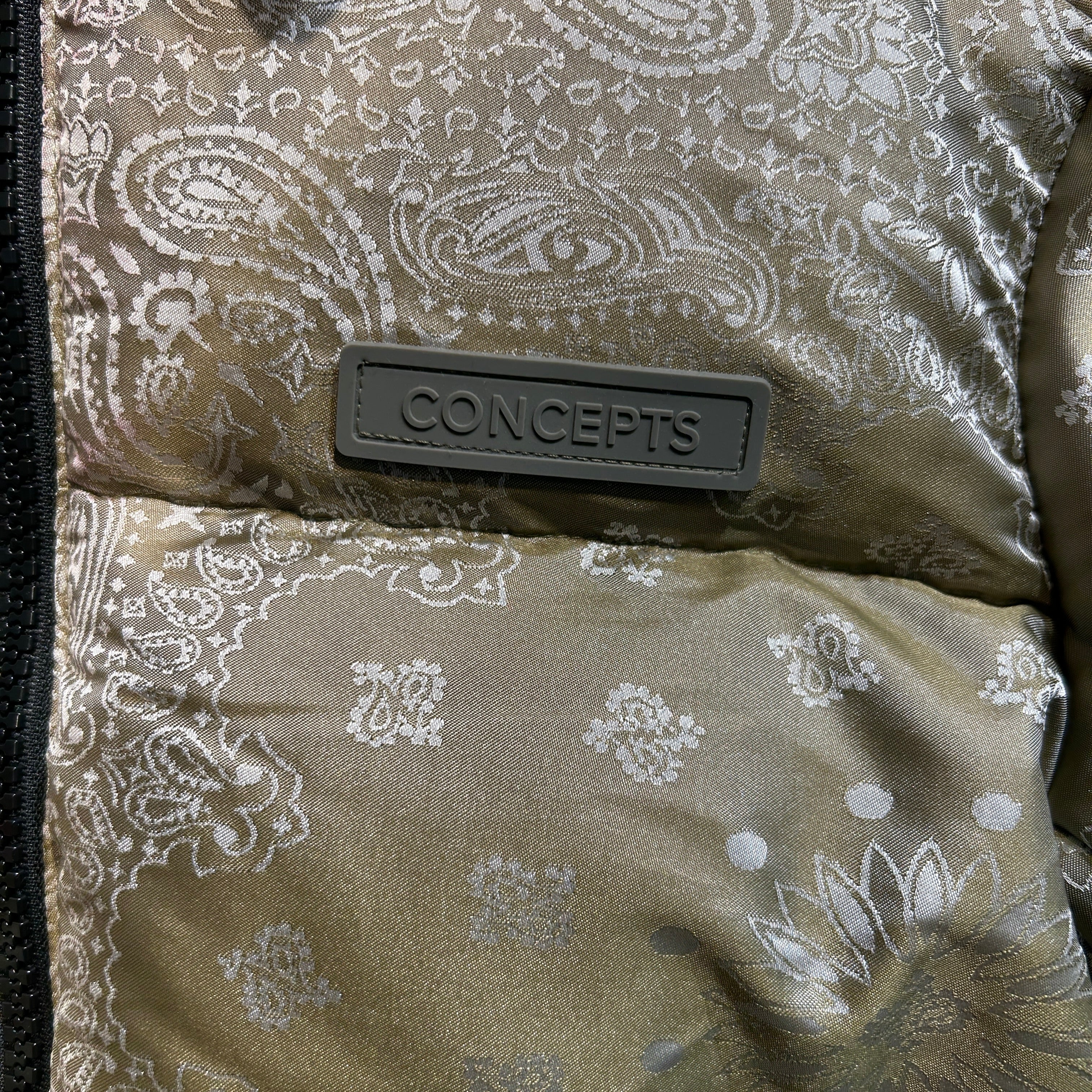 CANADA GOOSE/COLLECTIVE CONCEPTS/Puffer Jkt/S/Nylon/GRN/All Over Print/Paisley print view 10