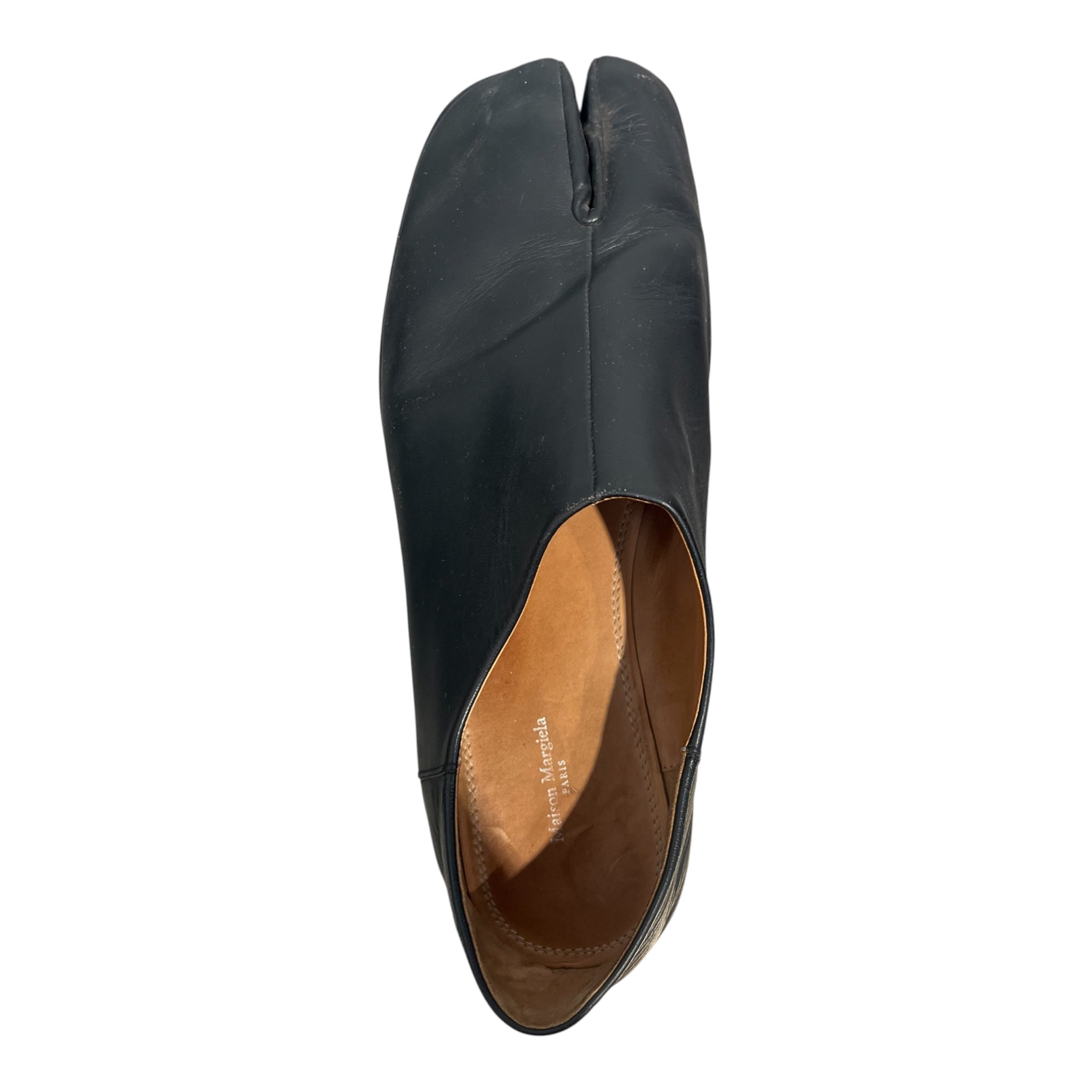 Maison Margiela/Dress Shoes/EU 44/Leather/BLK/BLACK TABI BABOUCHE view 7
